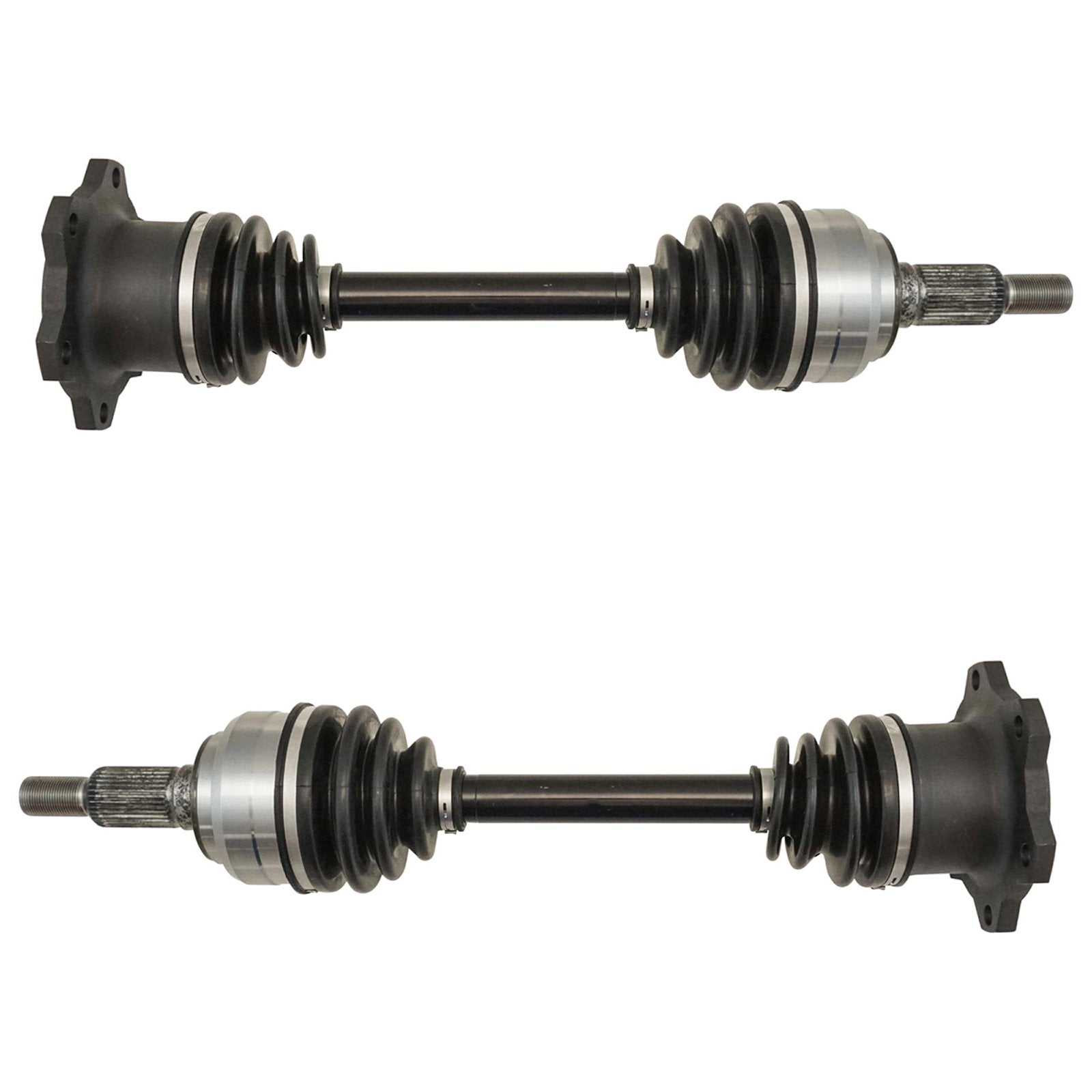 Trq Front Cv Axle Shaft Assembly Pair Compatible With 99-07 Silverado Sierra Tahoe