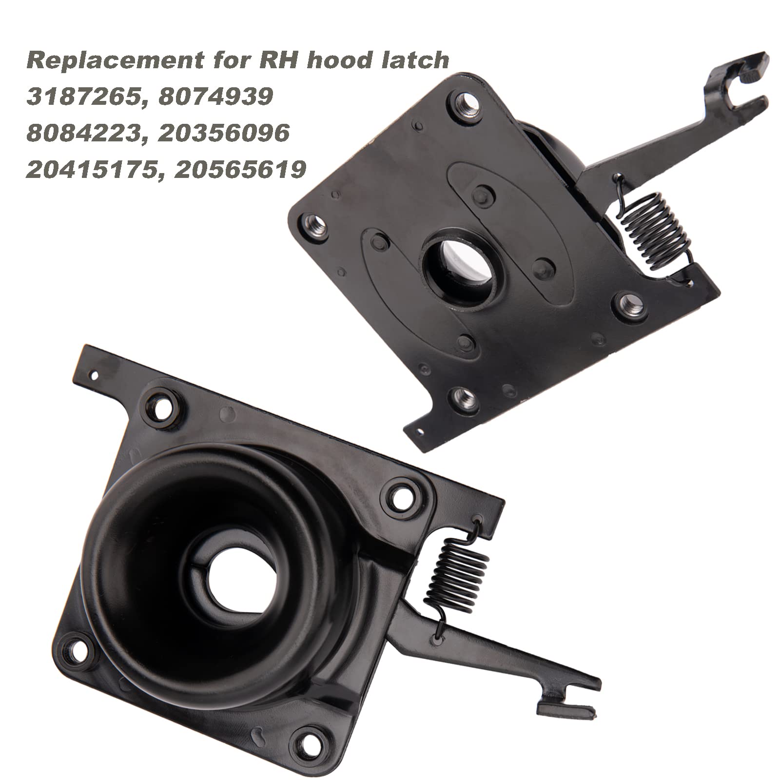 Hood Release Set Upper & Lower Latches Compatible With Volvos Trucks VN VNL 2004-2018 hood latch Set, Replaces 20498998 20565619