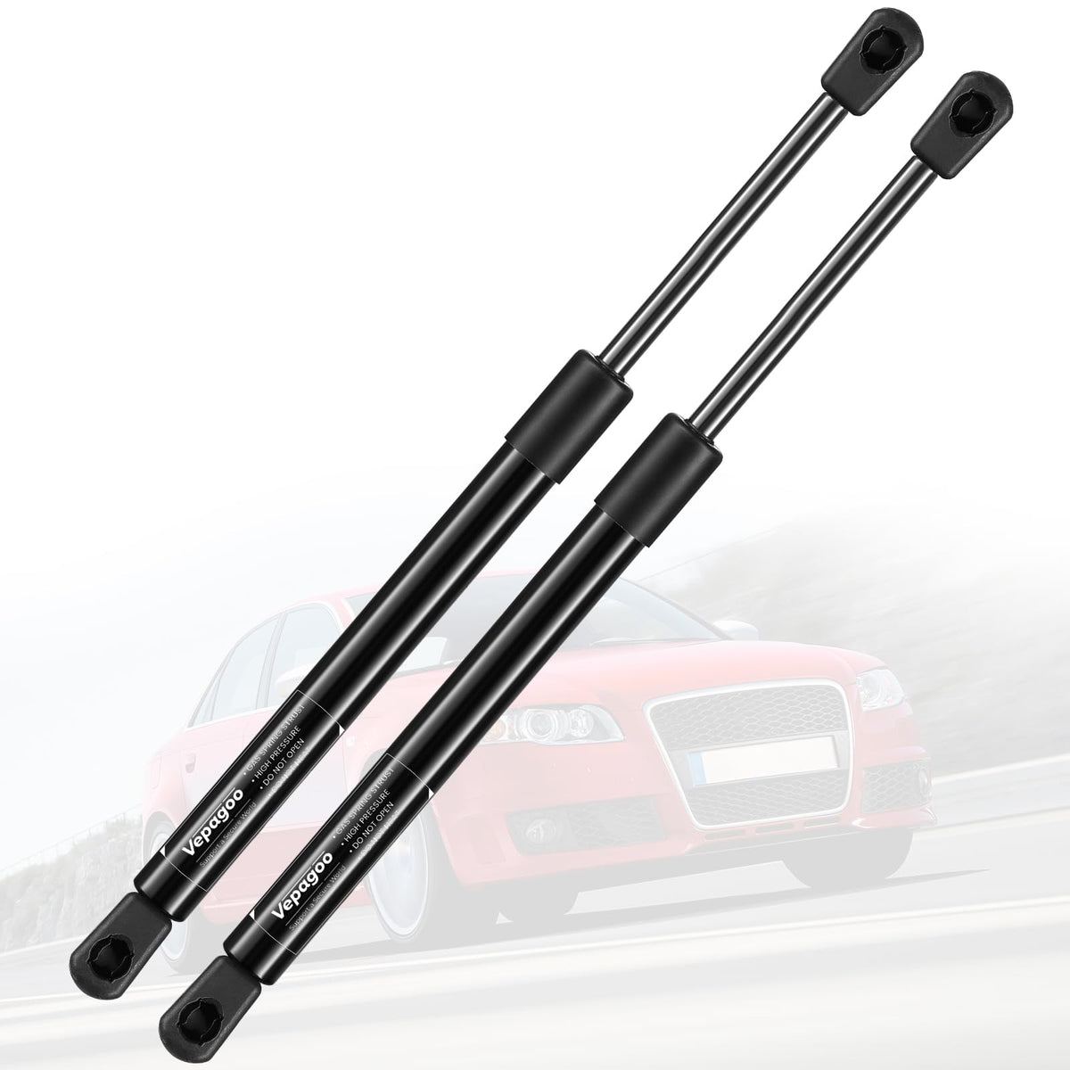 Vepagoo Pm9020 Front Hood Struts Compatible For 2008-2017 A4 A5 Allroad Audi Fastback Quattro Rs5 S4 S5 Sportback Gas Shock Lift