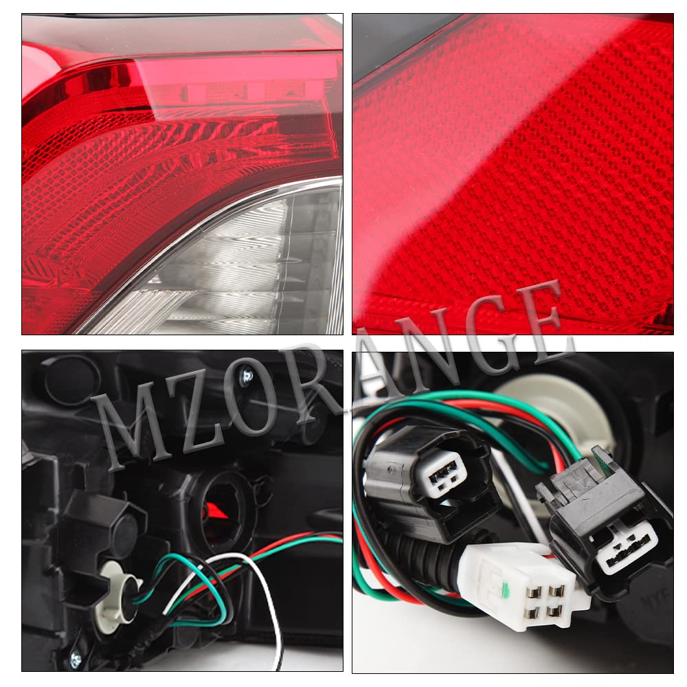 Mzorange Tail Light Rear Brake Lamp For Toyota Rav4 2019 2020 2021(Right Passenger Side)