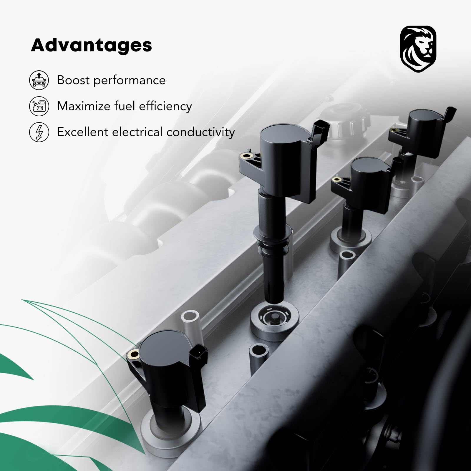 Yhtauto Set Of 8 Ignition Coil Pack Replacement For Dodge Challenger Charger Durango Magnum Ram 1500 2500 3500, Jeep Grand Chero