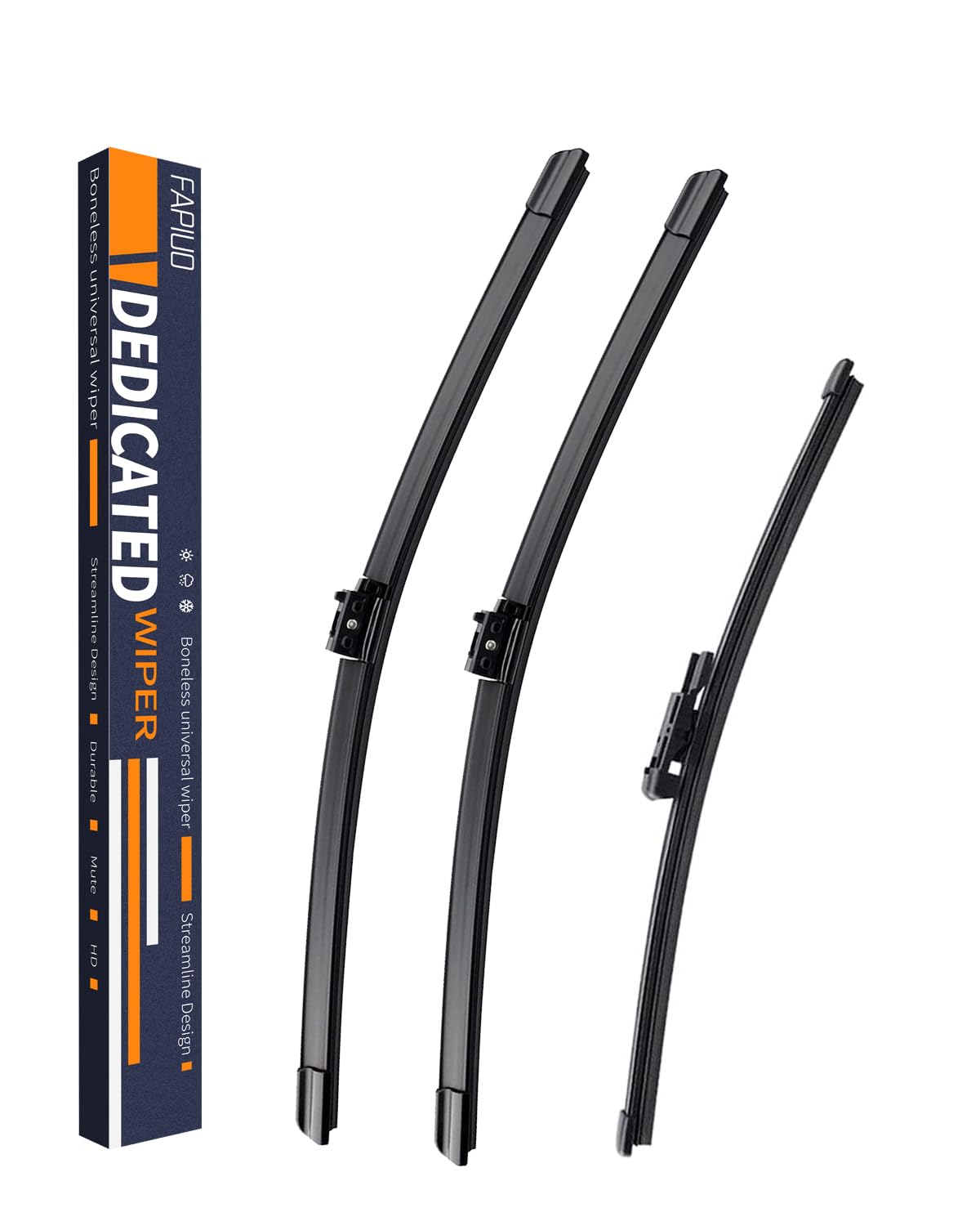 Replacement For Mercedes-Benz Gla45 Amg 2016-2021,Mercedes-Benz Gla250 2016-2021 Silent Wipers -Fapiuo Front Windshield Wipers 2