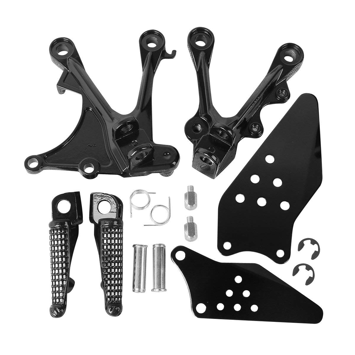 Front Rider Foot Pegs Bracket For Kawasaki Zx6R Zx-6R 2005 2006 2007 2008 Zx636 2005 2006