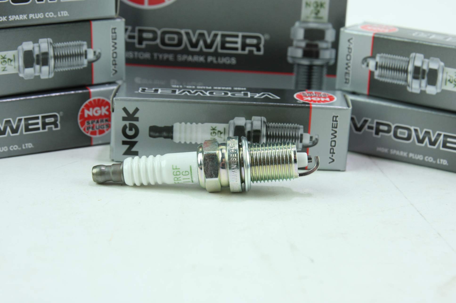 Ngk V-Power Spark Plug Zfr6F-11G (6 Pack) For Jeep Grand Cherokee Laredo 2005-2010 3.7L/226