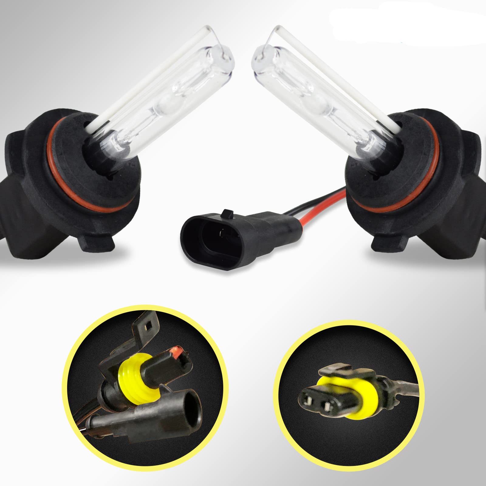 Innovited HID Xenon 9005 HB3 Pink Replacement Bulbs (1 Pair)