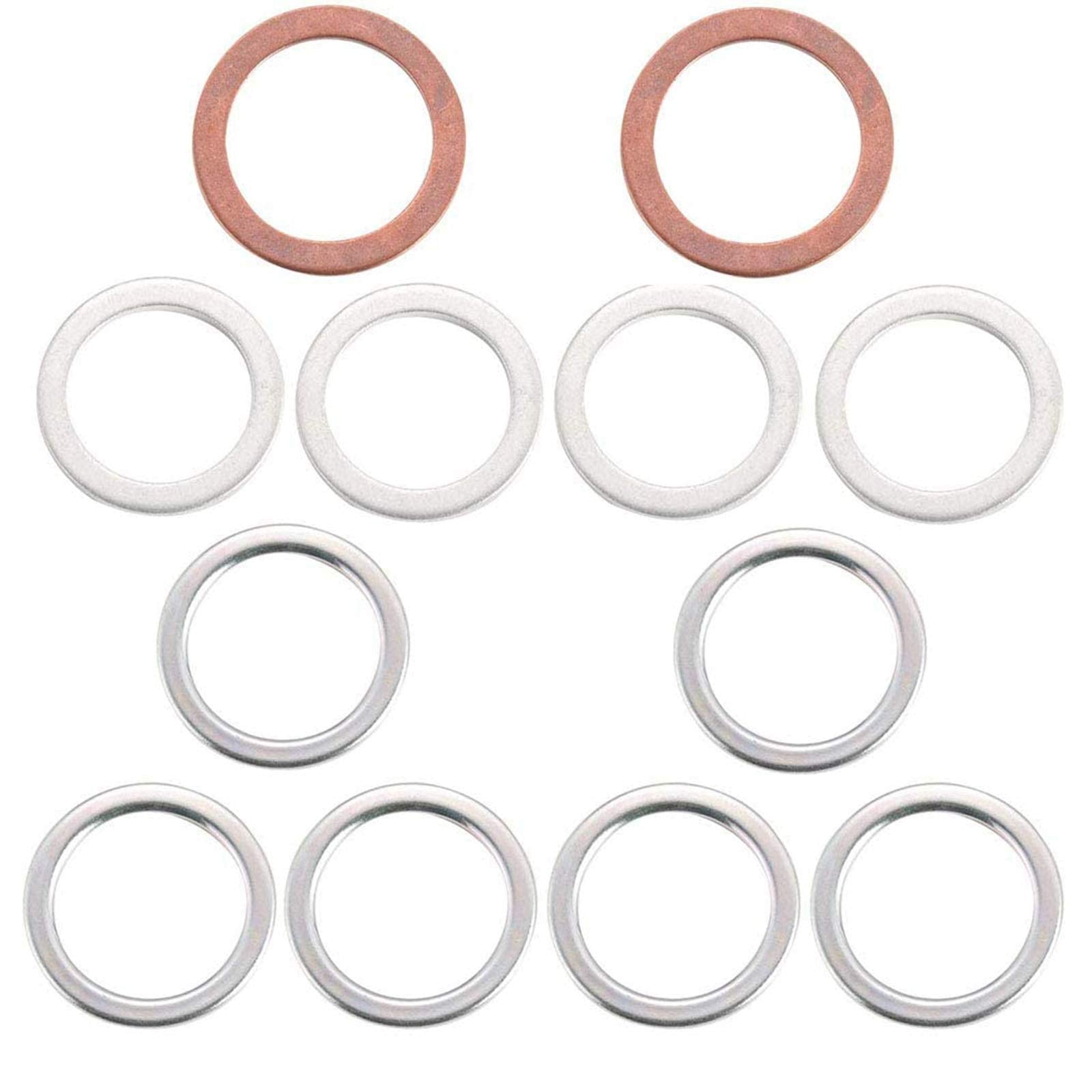 12157-10010 90430-24003 90430-18008 Differential and Transmission/Transfer Case Drain Plug Crush Washers Gaskets Compatible with