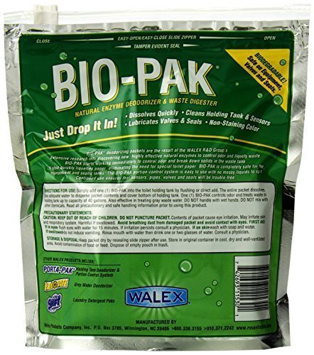 Walex Bio-Pak ''Fresh Scent'' Rv Boat Camping Holding Tank Deodorizer Drop Ins Bioppbg (2)