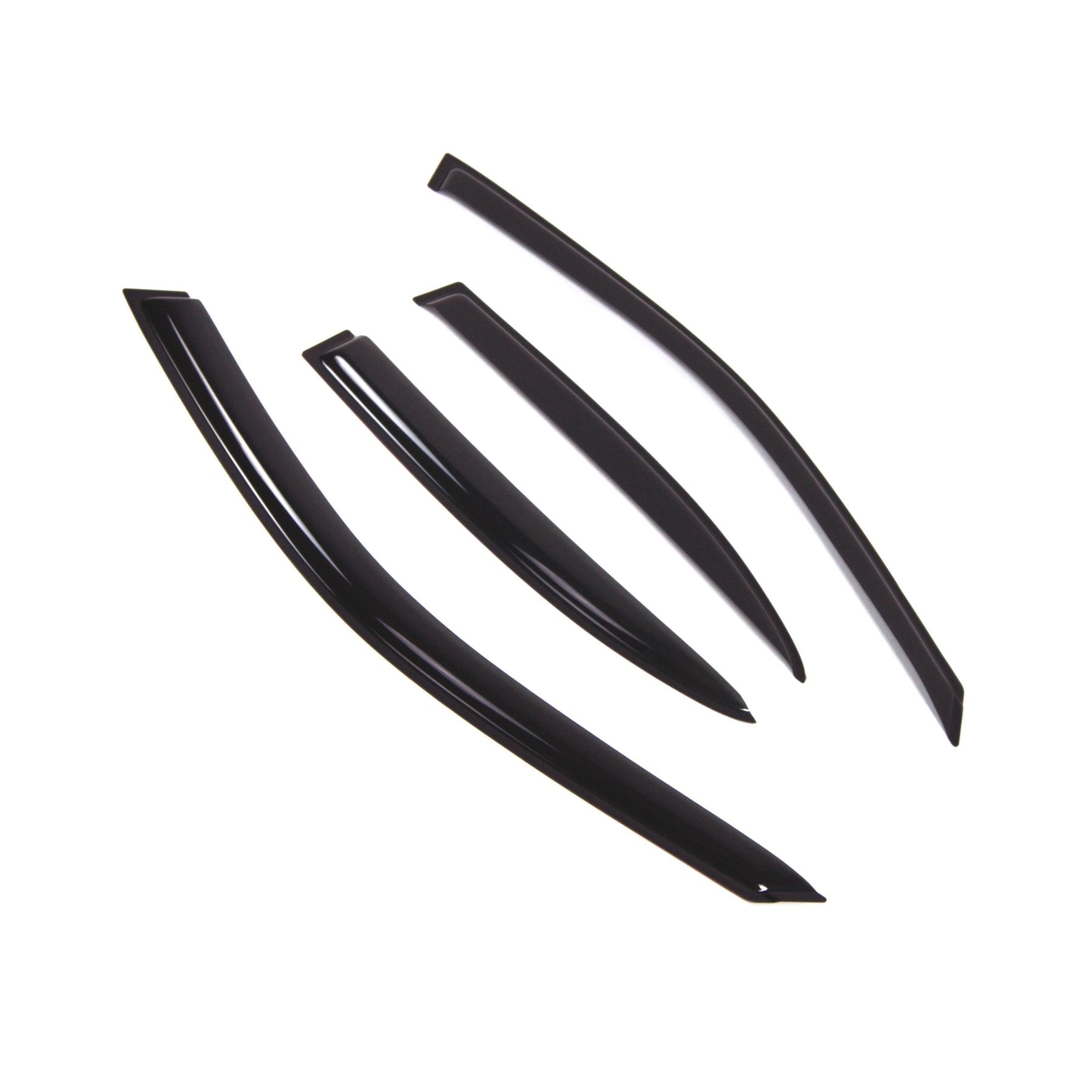 Tuningpros Outside Mount Window Vent Visors Rain Guards Compatible With Bmw 525I 528I 530I 540I 97-03 | Side Window Wind Deflect