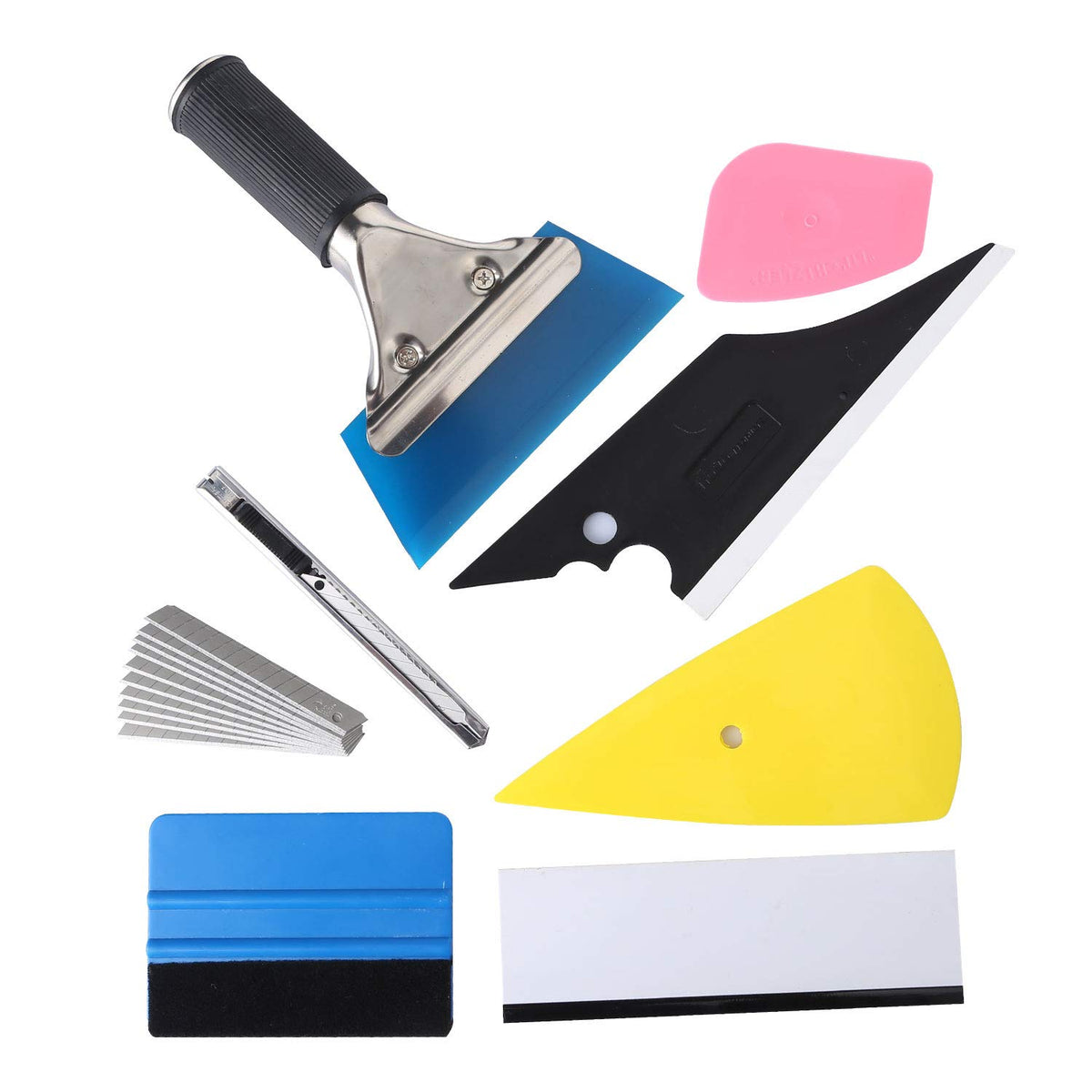 Gissvogeek Car Window Film Tinting Tools, Window Tint Kit, Window Tinting Tools, Auto Vinyl Wrap Installation Kit, Window Tint I