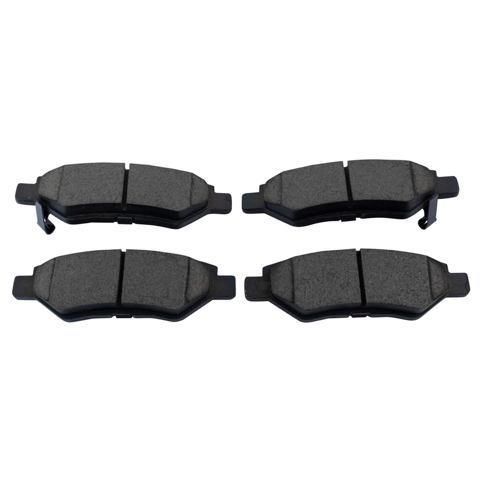 TRQ Rear Brake Pads Ceramic Compatible with 2008-2014 Cadillac CTS 2010-2016 SRX 2010-2015 Chevrolet Camaro