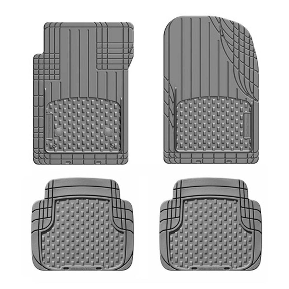 Weathertech Semi Universal All Weather And Vehicle Trim To Fit Floor Mats - 4-Piece Set Grey
