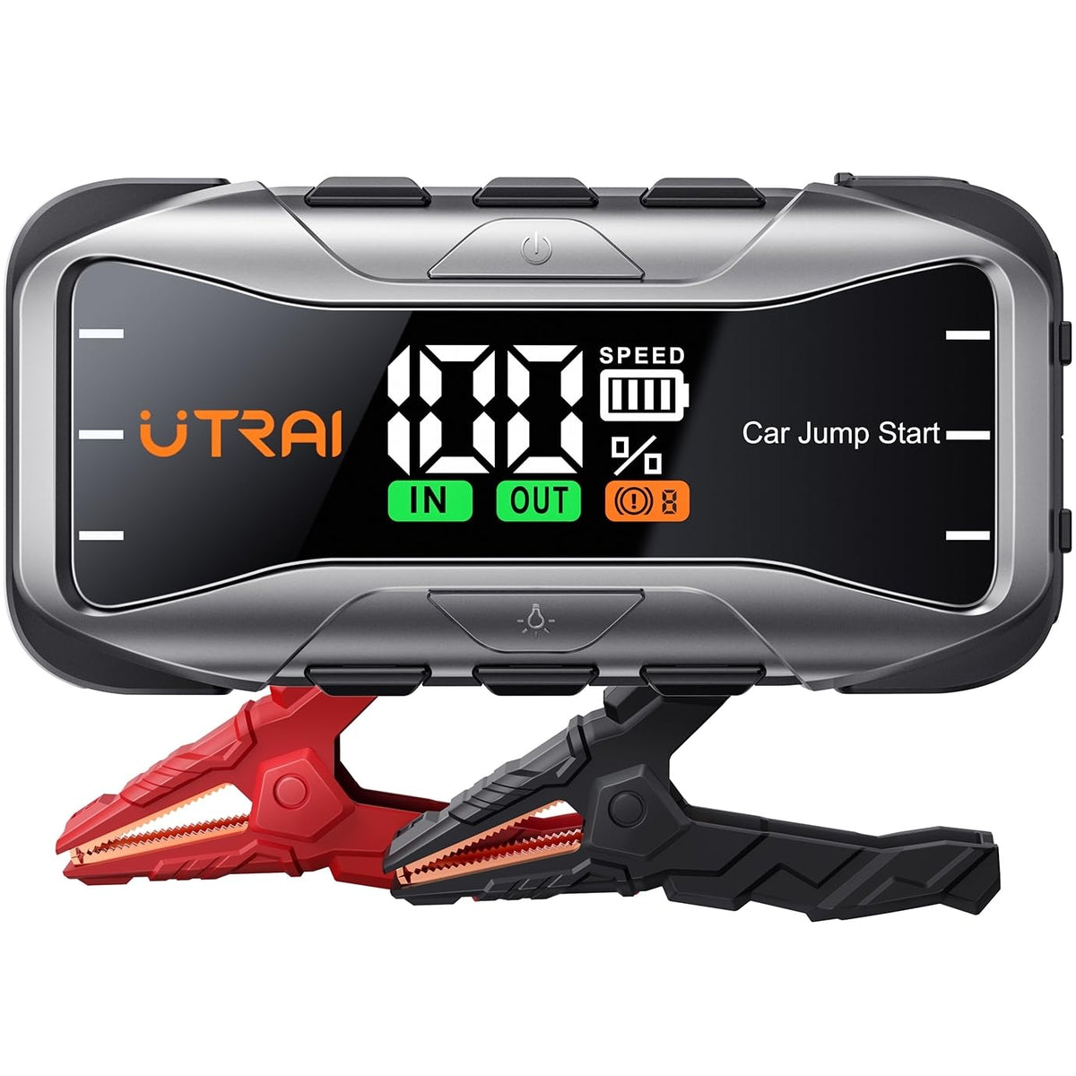 Utrai 6000A 12V Portable Jump Starter With 27000Mah Battery, Car Battery Booster Pack For All Gas And 12L Diesel Engines, 65W Fa