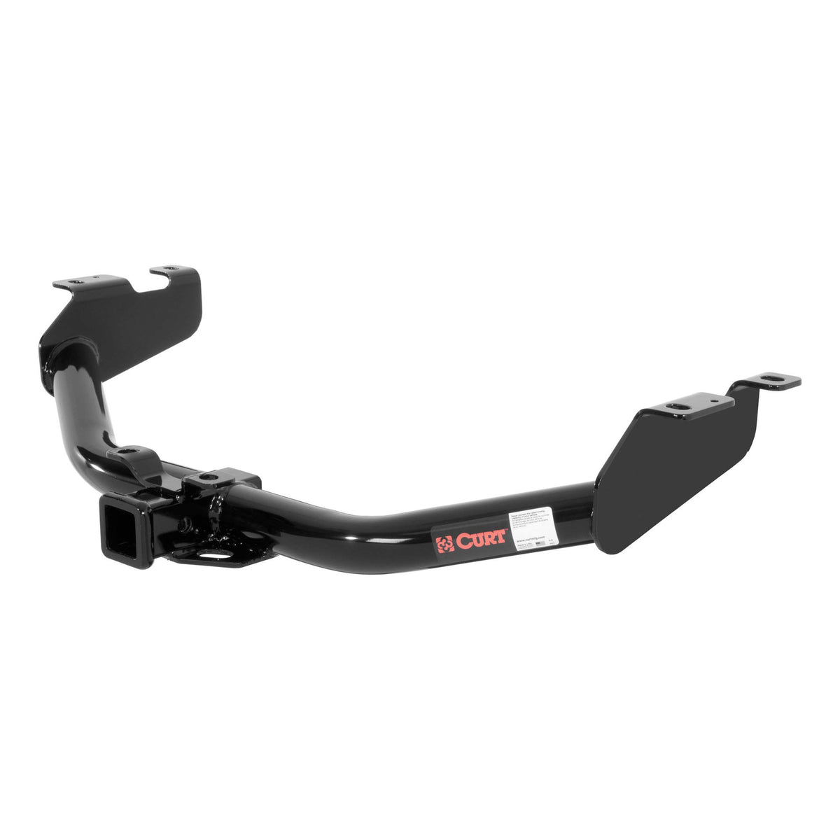 Curt 13322 Class 3 Trailer Hitch, 2-Inch Receiver, Round Tube Frame, Compatible With Select Chevrolet Silverado, Gmc Sierra 1500, 2500 , Black