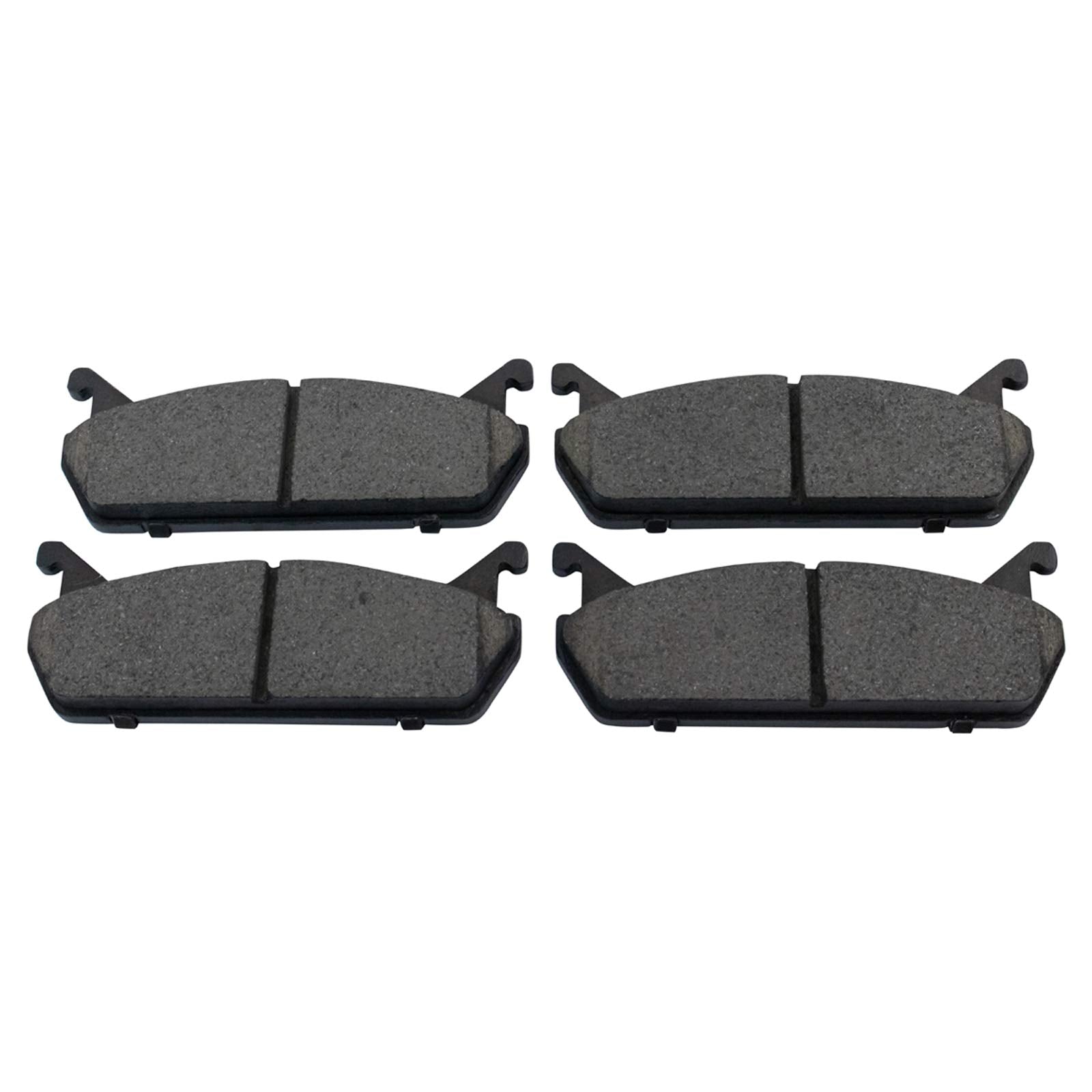 TRQ Rear Brake Pads Ceramic Compatible with 1991-1996 Ford Escort 1990-1993 Mazda Miata 1990-1995 Protege Mercury Tracer