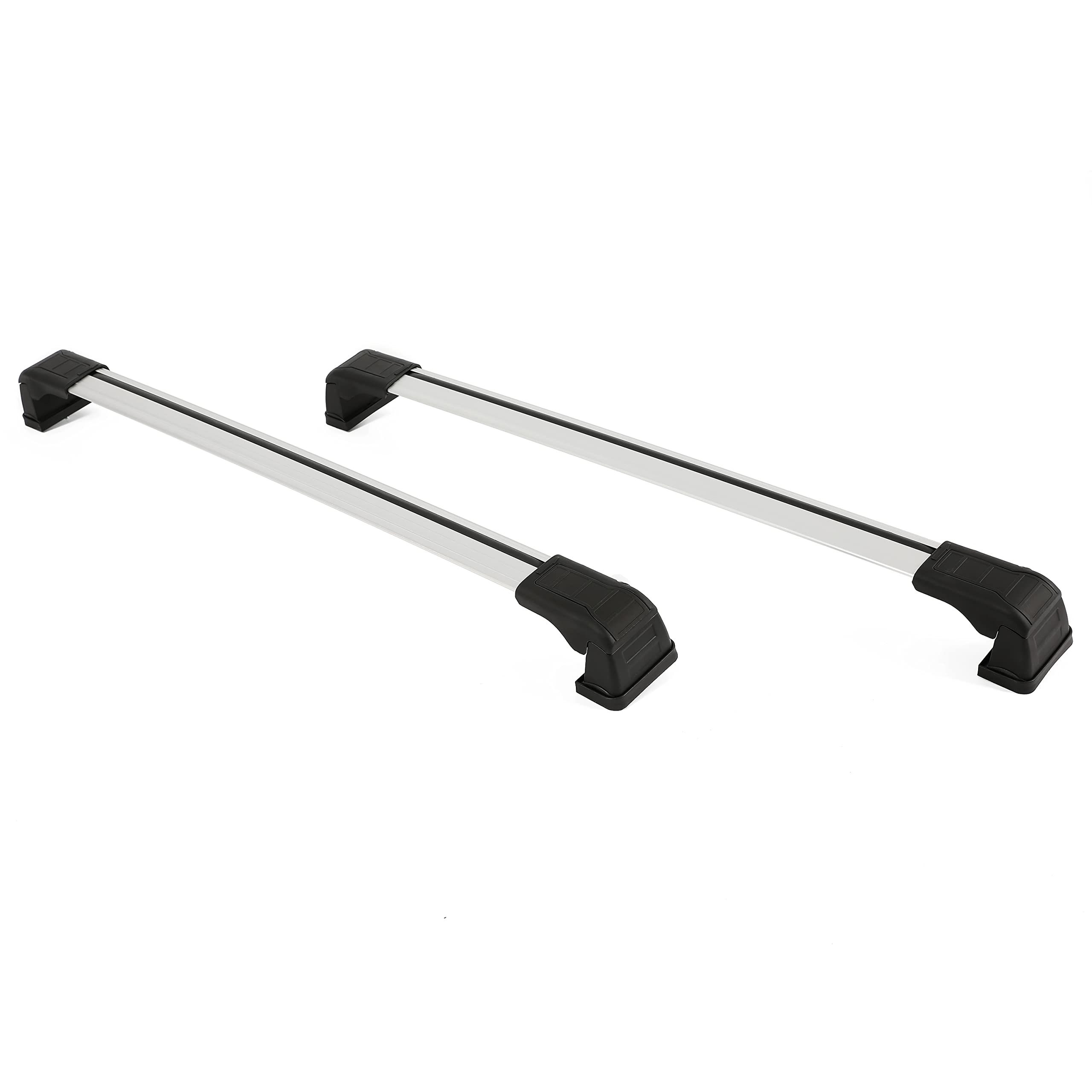 HECASA Lockable Cross Bars Compatible with 2006-2017 Mazda 5 220 LBS Roof Racks Luggage Carrier Cargo Racks Cross Rails (Silver&