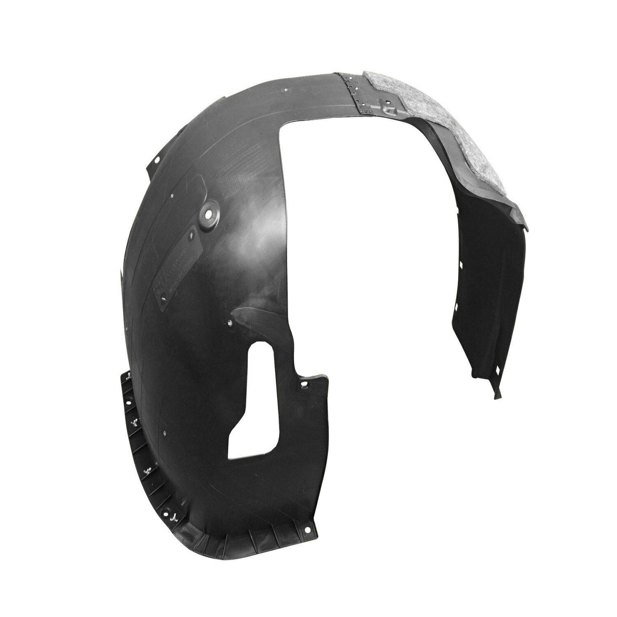 Fitrite Auto Parts New Front Right Passenger Side Fender Liner For 2017-2018 Hyundai Elantra Sedan Made Of Pp Plastic, Injection
