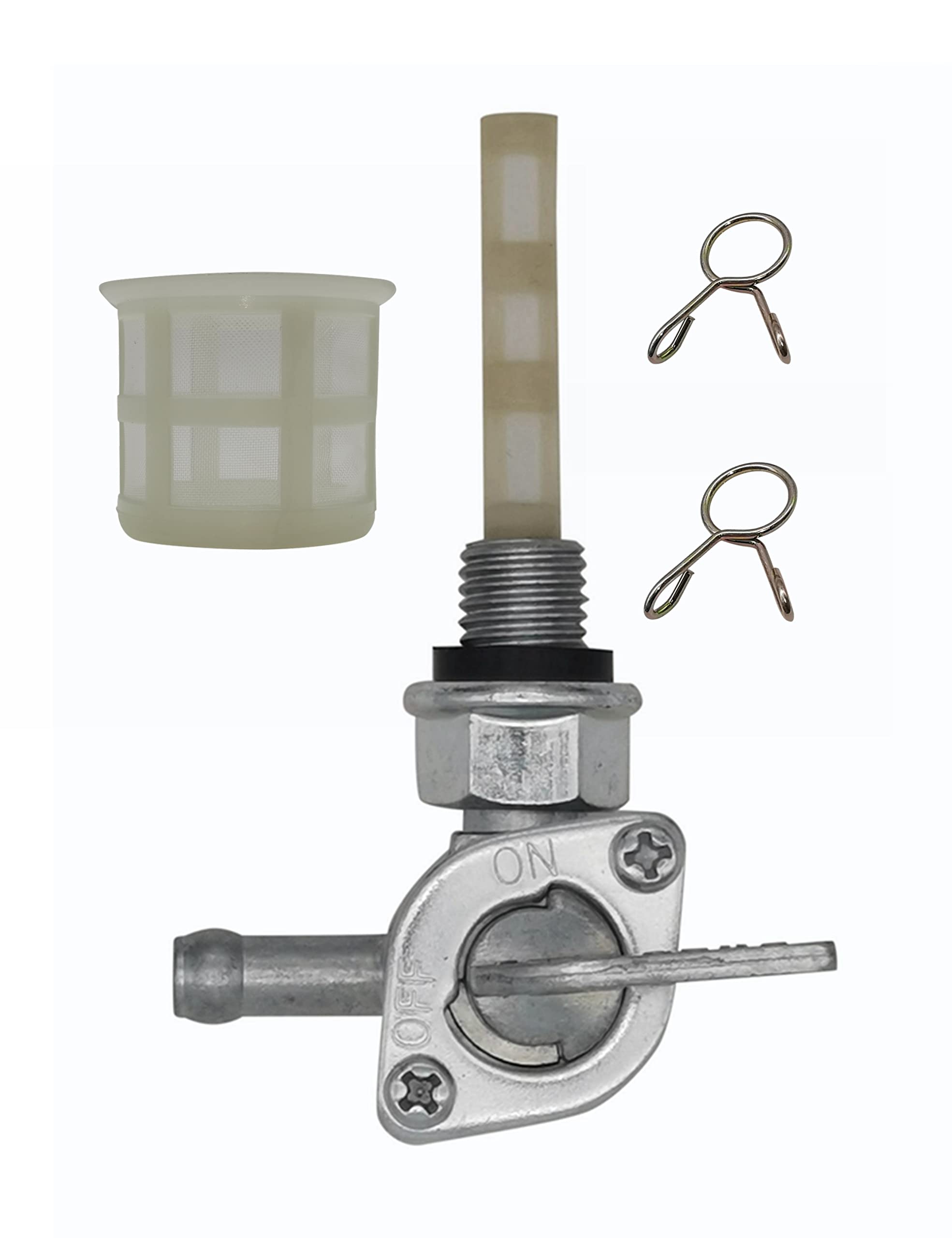 Yamakato Generator Fuel Petcock Switch Gas Tank Shut Off Valve For Champion Firman Generac Oh3384 Briggs & Stratton 310574Gs 193272Gs 204743Gs Yamaha Honda M10 X 1.25Mm 28-1783-V2