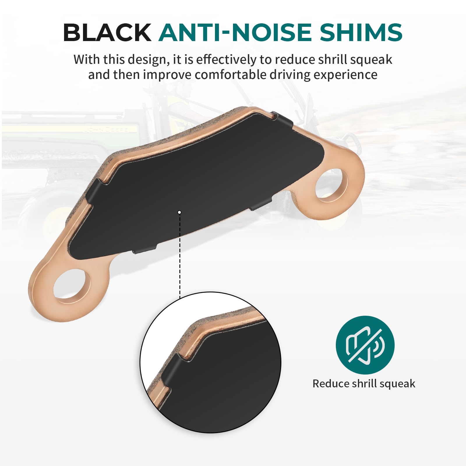 Front & Rear Brake Pads Sintered For John Deere Gator Xuv 620I 850D Tx Hpx 615E 815E Gas Diesel Oem# Am141182