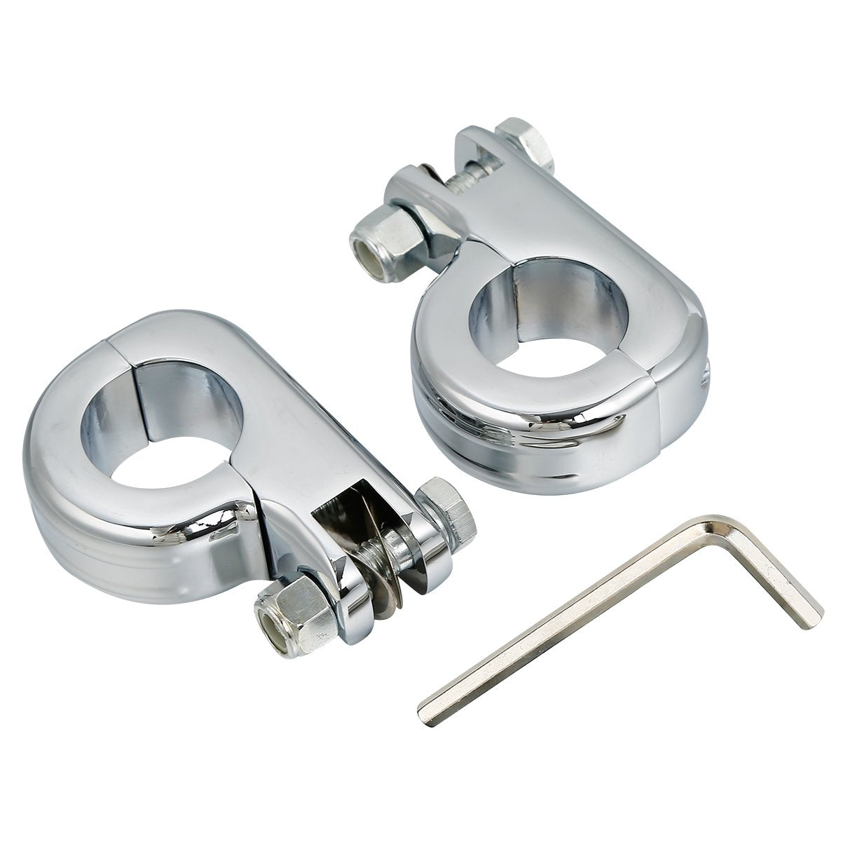 Xfmt 1.25 Highway Foot Peg Mounting Kit Compatible With Harley Touring Road King Engine Bars