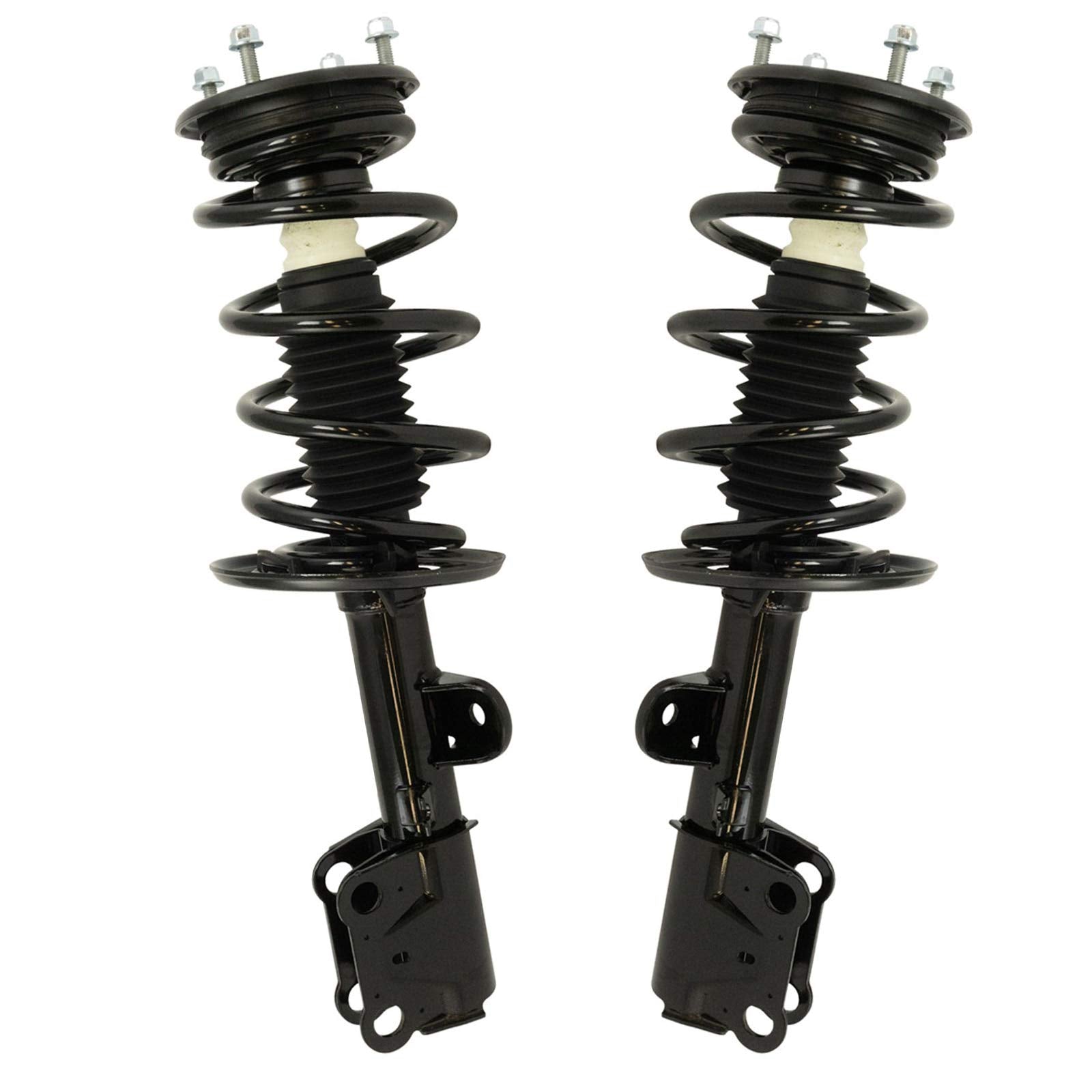 Trq Front Strut & Coil Spring Assembly Set Driver & Passenger Sides Compatible With 13-19 Ford Flex Lincoln Mkt