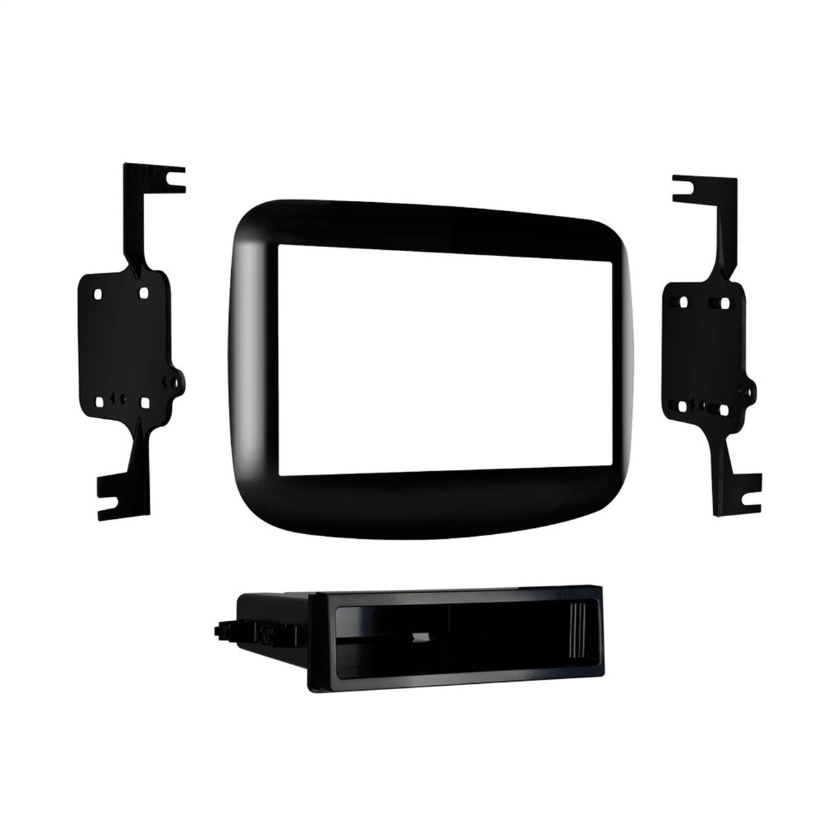 Metra Electronics Metra 99-6517Hg Iso Din Radio Provision With Pocket For 2013-Up Dodge Dart Base Model,Black