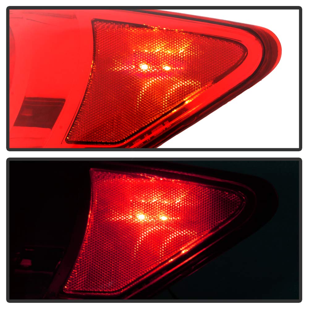 Acanii - For 2011-2015 Chevy Cruze Factory Style Tail Light Brake Lamp Assembly Replacement 11-15 Outer Right Passenger