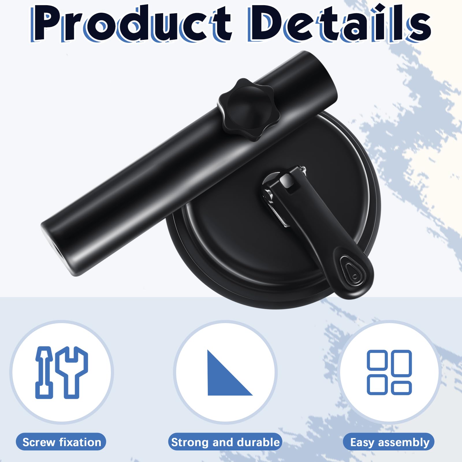 DaisyInner 2 Pcs Suction Cup Car Flag Mount Flag Holder for Truck Pole Holder Suction Cup Mount Compatible with SUV, Truck, RV,