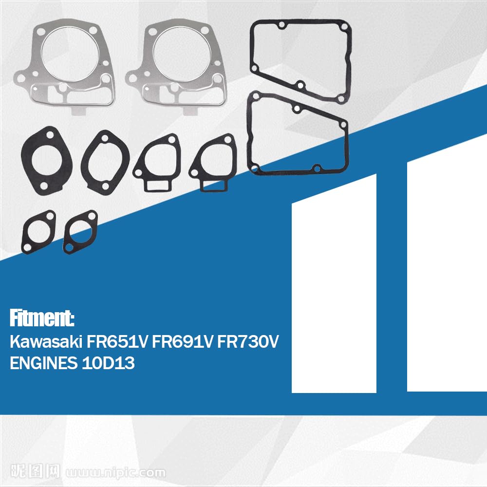 Gasket Kit Fits For Kawasaki Fr651V R691V Fr730V Fs691V Fx691V Engines 10D13 Replaces 11004-7026 110047026
