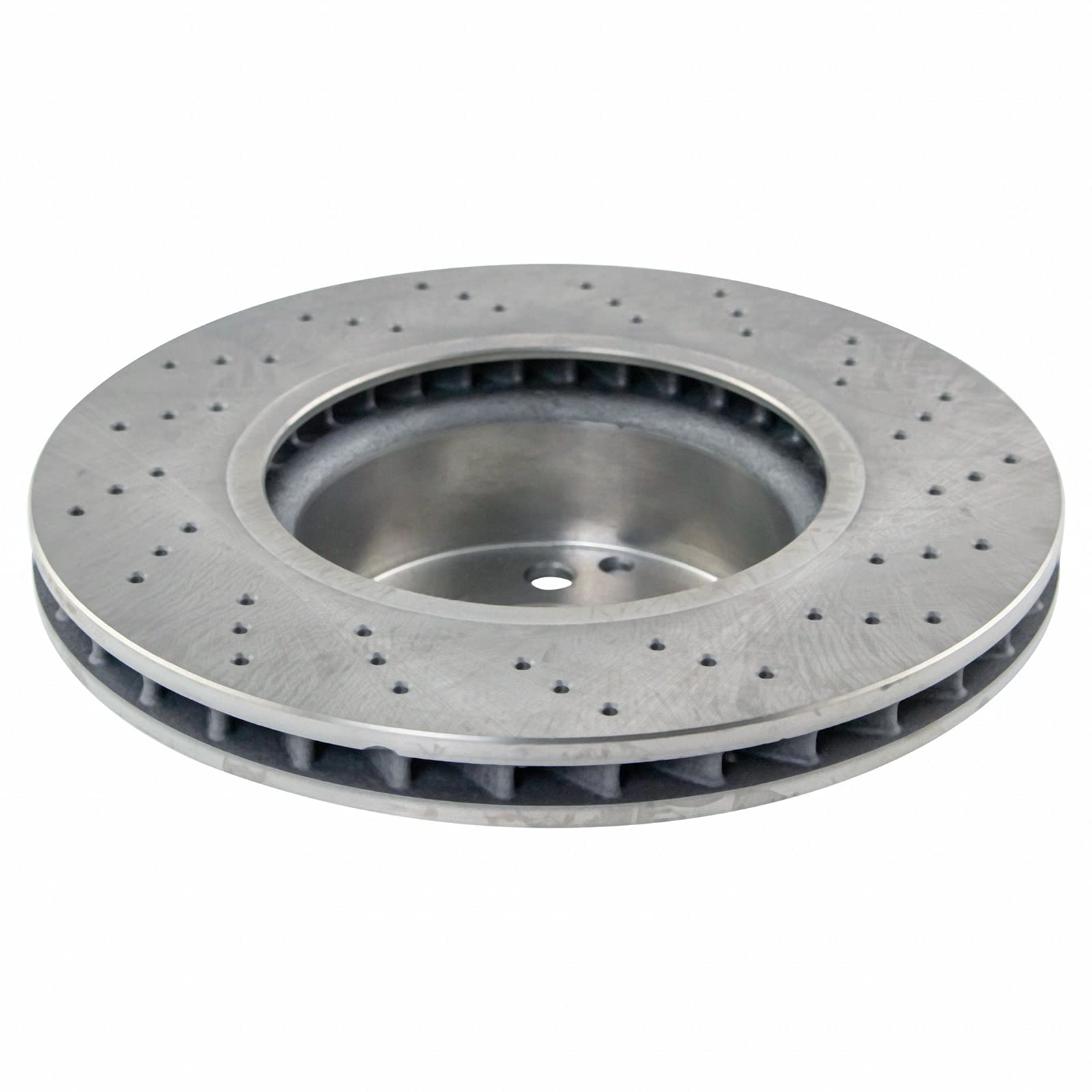 Trq Front Brake Pad & Rotor Kit Brake Pads Brake Rotor Ceramic Compatible With 2003-2006 Mercedes-Benz Cl500 S430 S500