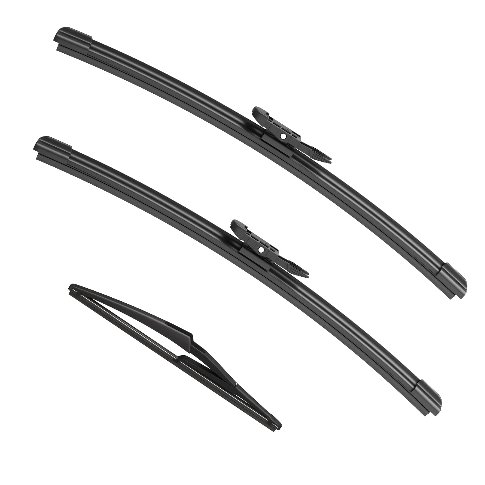 Anikluim 28''+ 26'' Wiper Blades With 12'' Rear Wiper Blade Set Replacement For 2013-2018 C-Max Windshield Wipers Original Facto