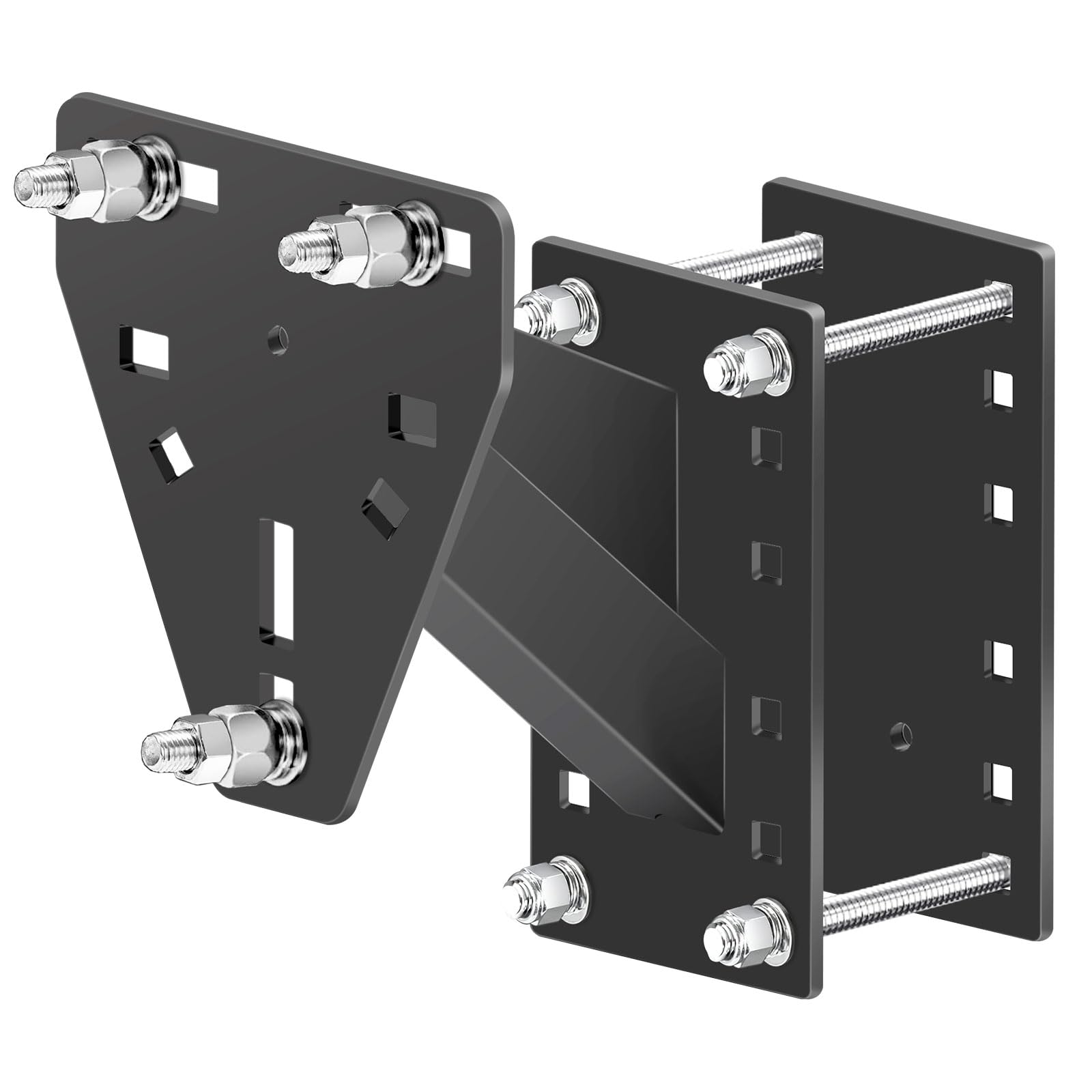 Qualward Spare Tire Mount Bracket For Trailer & Carrier - 160Lbs Capacity, Fits 4 & 5 & 6 & 8 Lugs Wheels On 4.0'',4.25'',4.5'',