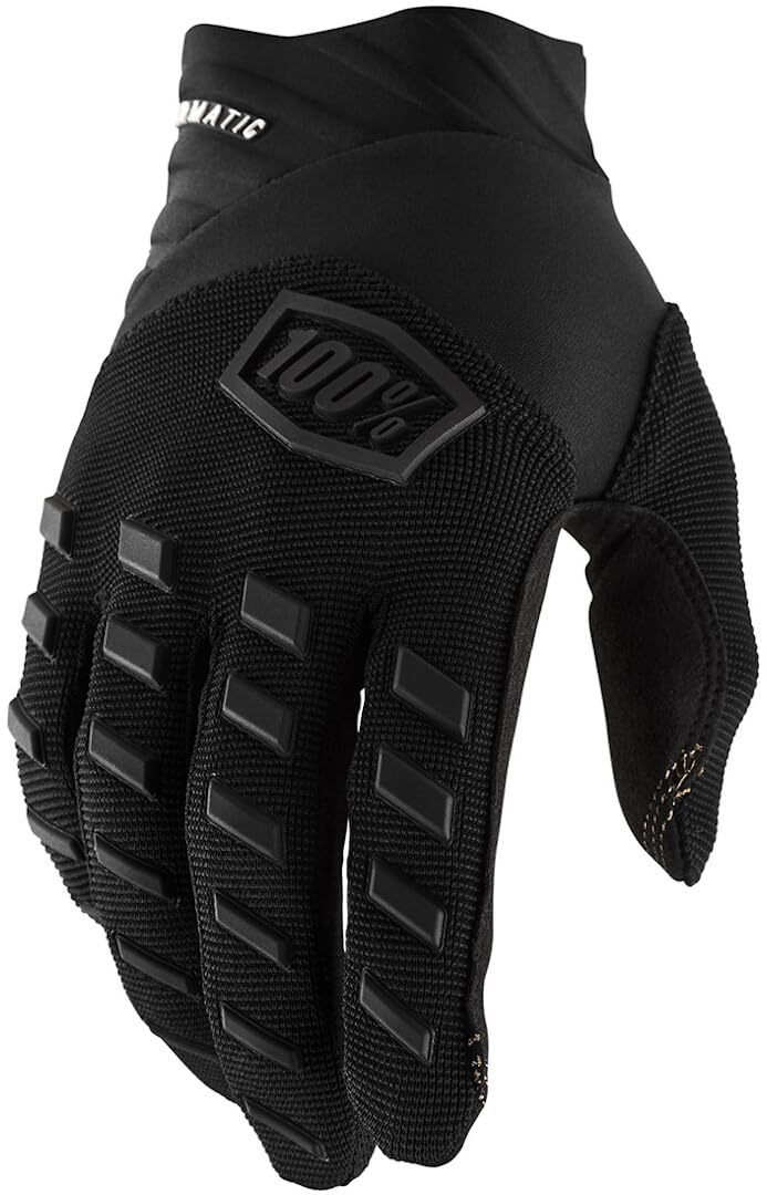100% Airmatic Youth Gloves Black/Charcoal - S