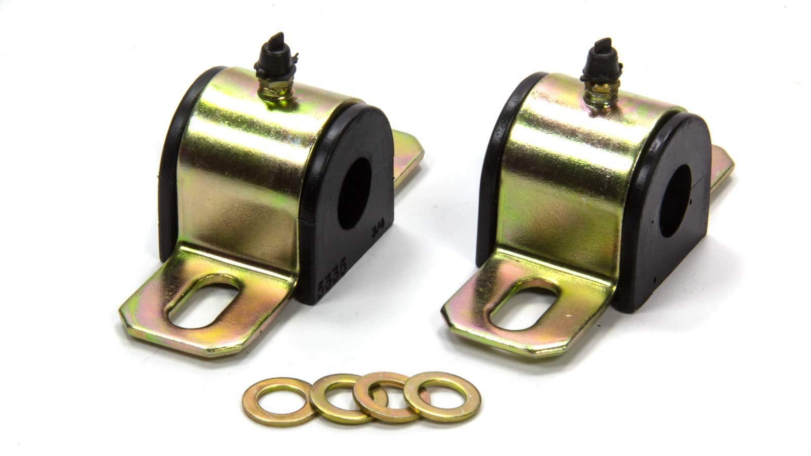 Energy Suspension 9.5156G 3/4 Greasable Sway Bar Set , Black