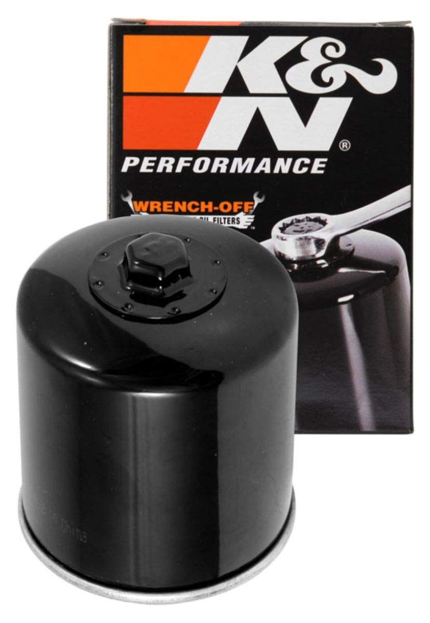 K&N Motorcycle Oil Filter: High Performance, Premium, Designed to be used with Synthetic or Conventional Oils: Fits Select Harle