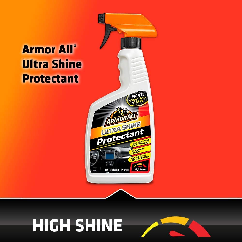 Armor All Car Cleaner And Car Protectant, Spray Bottle Cleaner And Protectant For Cars, Trucks, Motorcycles, 16 Fl Oz Each, 2 Pa