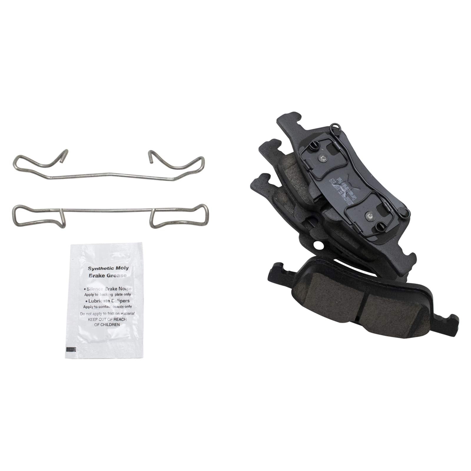 Trq Rear Brake Pad & Rotor Kit Brake Pads Brake Rotor Ceramic Compatible With 2002-2006 Mini Cooper