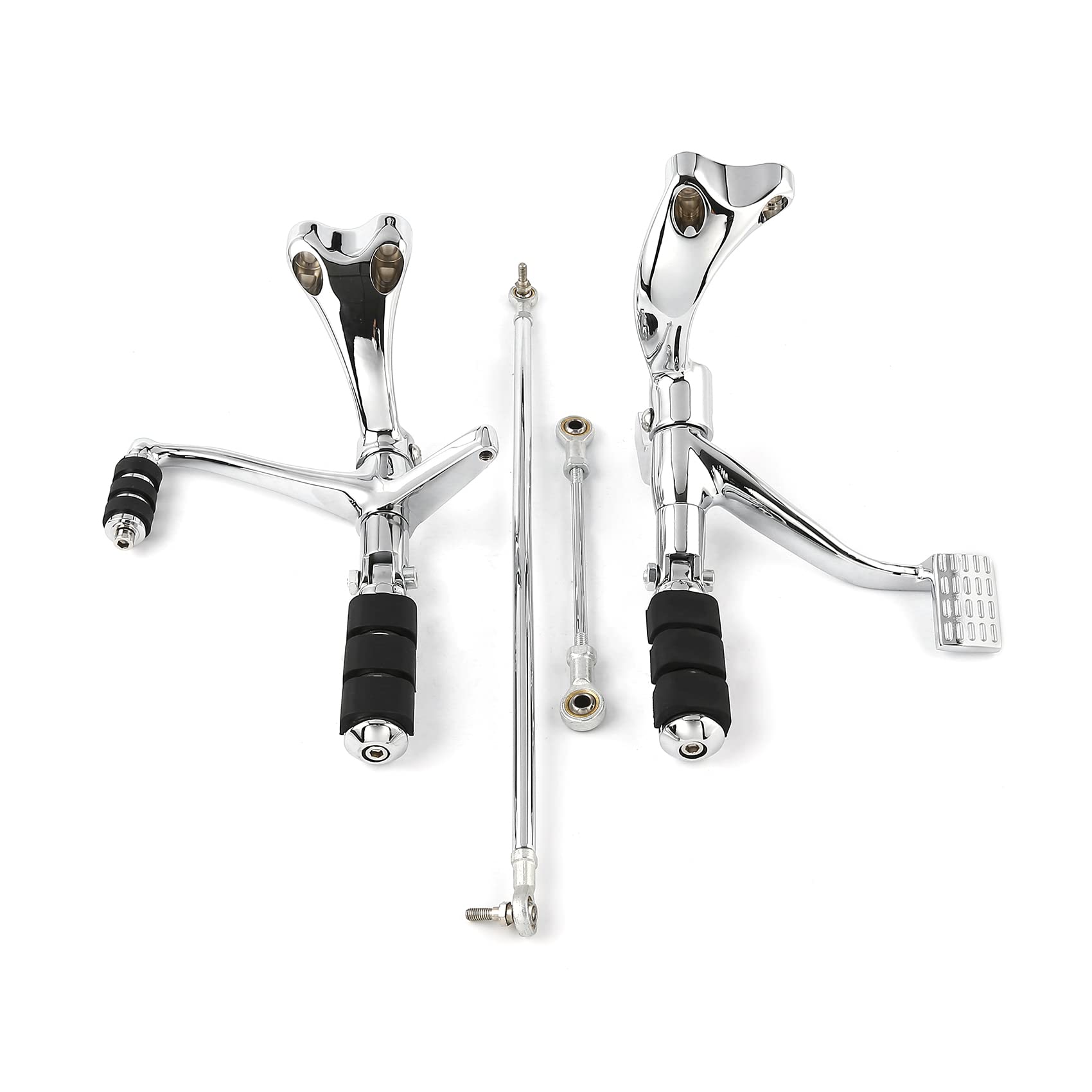 TCT-MOTORPARTS Forward Control Pegs Levers Linkages Fit For Harley Sportster XL1200 2004-2013 XL1200C; 2004-2008