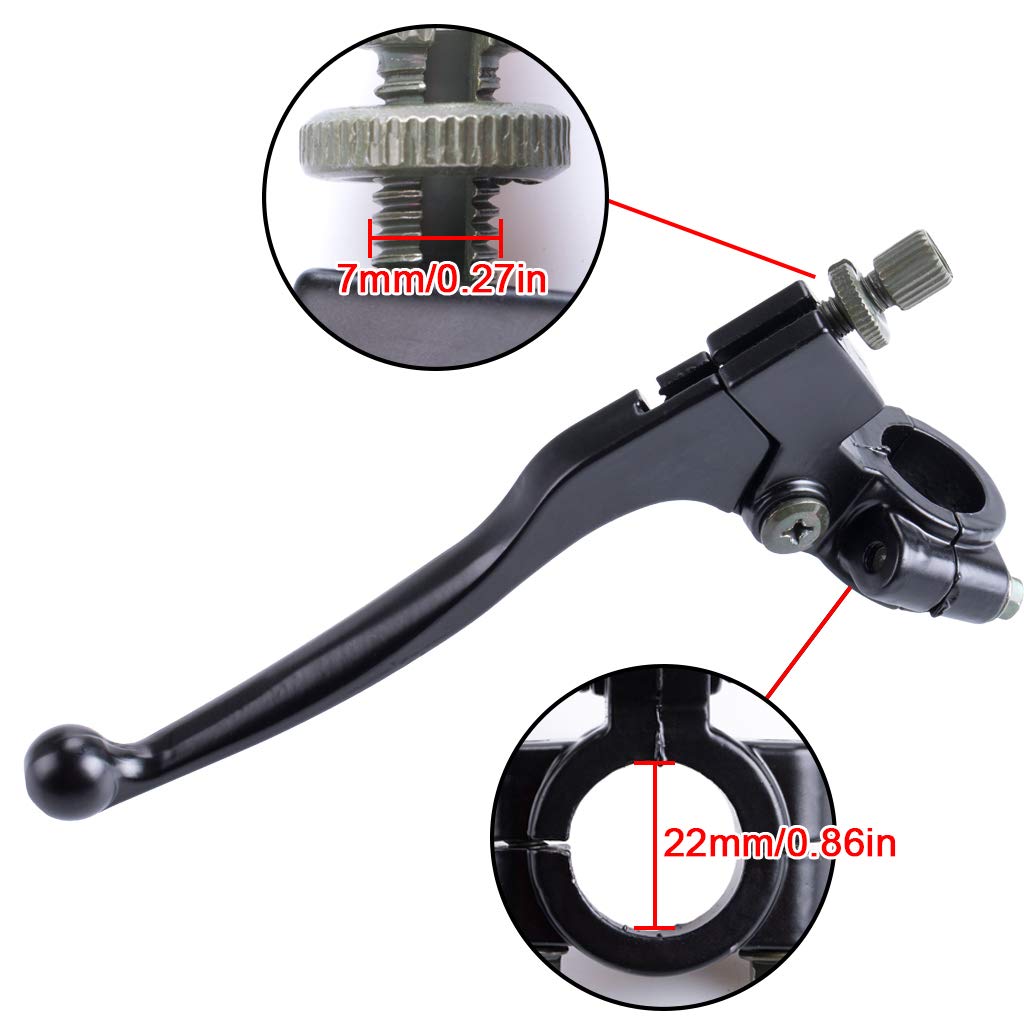 MRELC 7/8'' Left 22mm Clutch Brake Handle Lever Perch