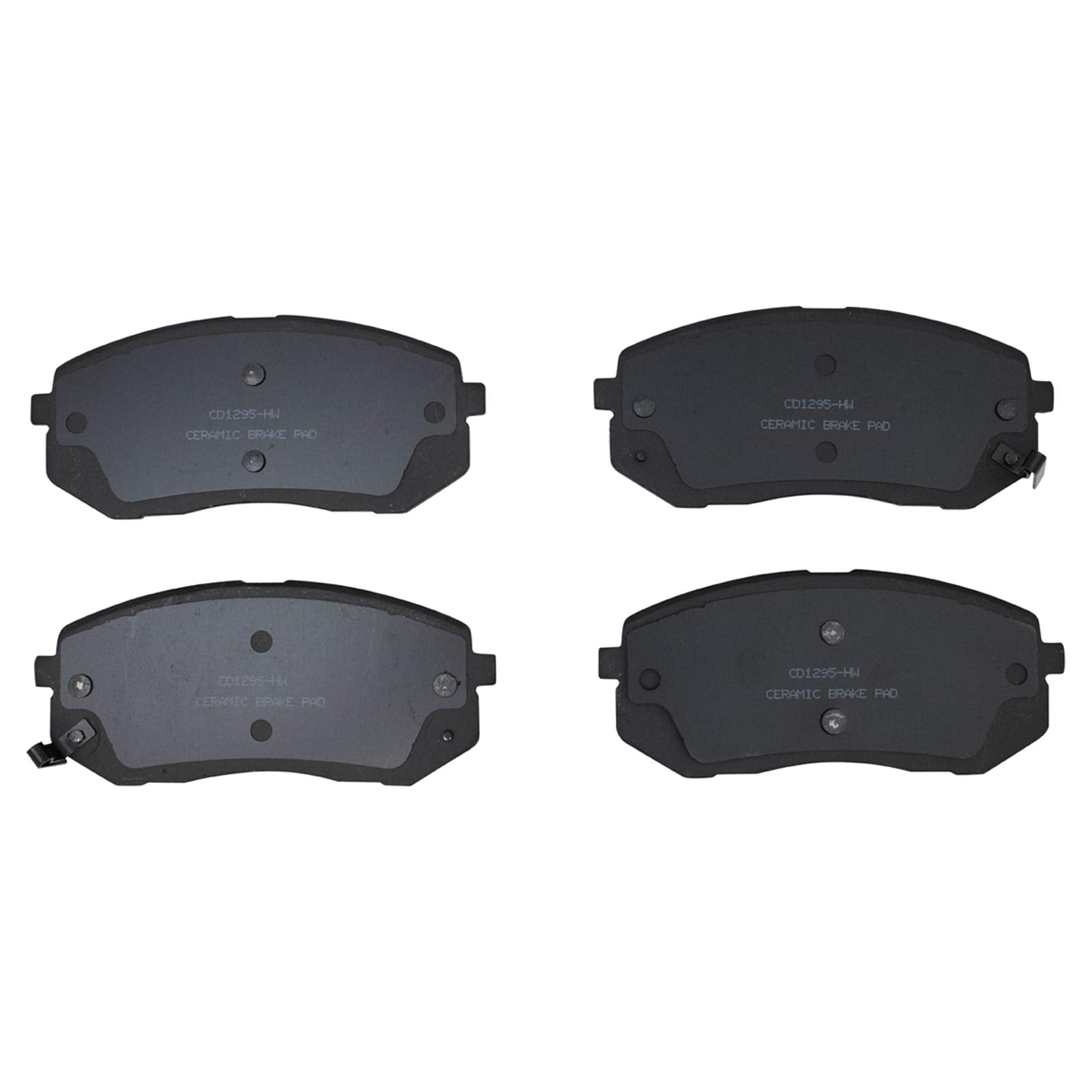 TRQ Front Brake Pads Ceramic Compatible with 2015 Hyundai Sonata 2010-2017 Tucson 2014-2016 Kia Cadenza 2007-2010 Rondo 2015-201