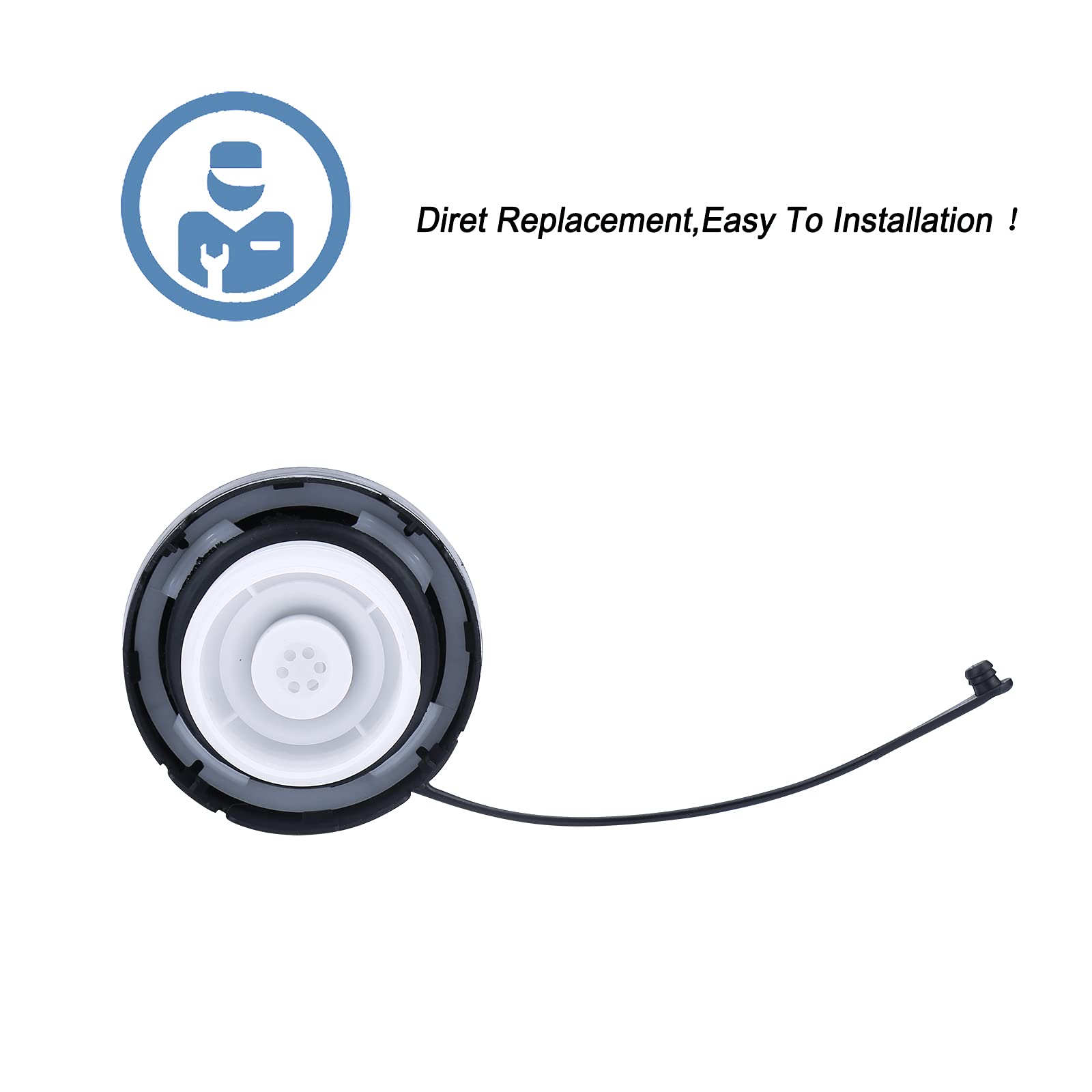 Oner Auto Parts Fuel Tank Filler Cap,Gas Cap Fit For Toyota Lexus - 2000-2005 Celica, 2003-2004 Corolla, 2002-2004 Tacoma, 2001-2005 Rav4 Sequoia, 2001-2003 Highlander And More, Replace#77300-53010