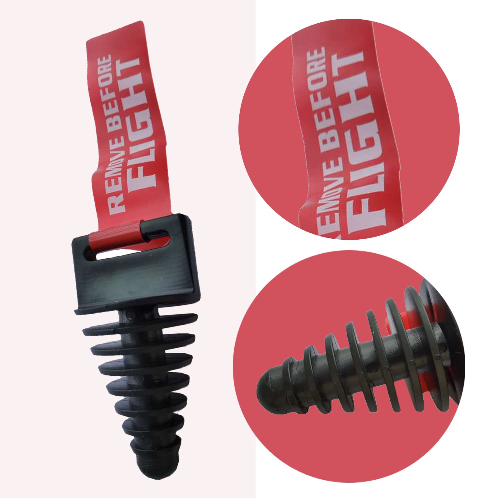 P1Tools Muffler Exhaust Wash Plug 0.8 ''to 2.2'', Rubber Exhaust Silencer Wash Plug for 2 Stroke and 4 Stroke Motorcycle Dirt Bi