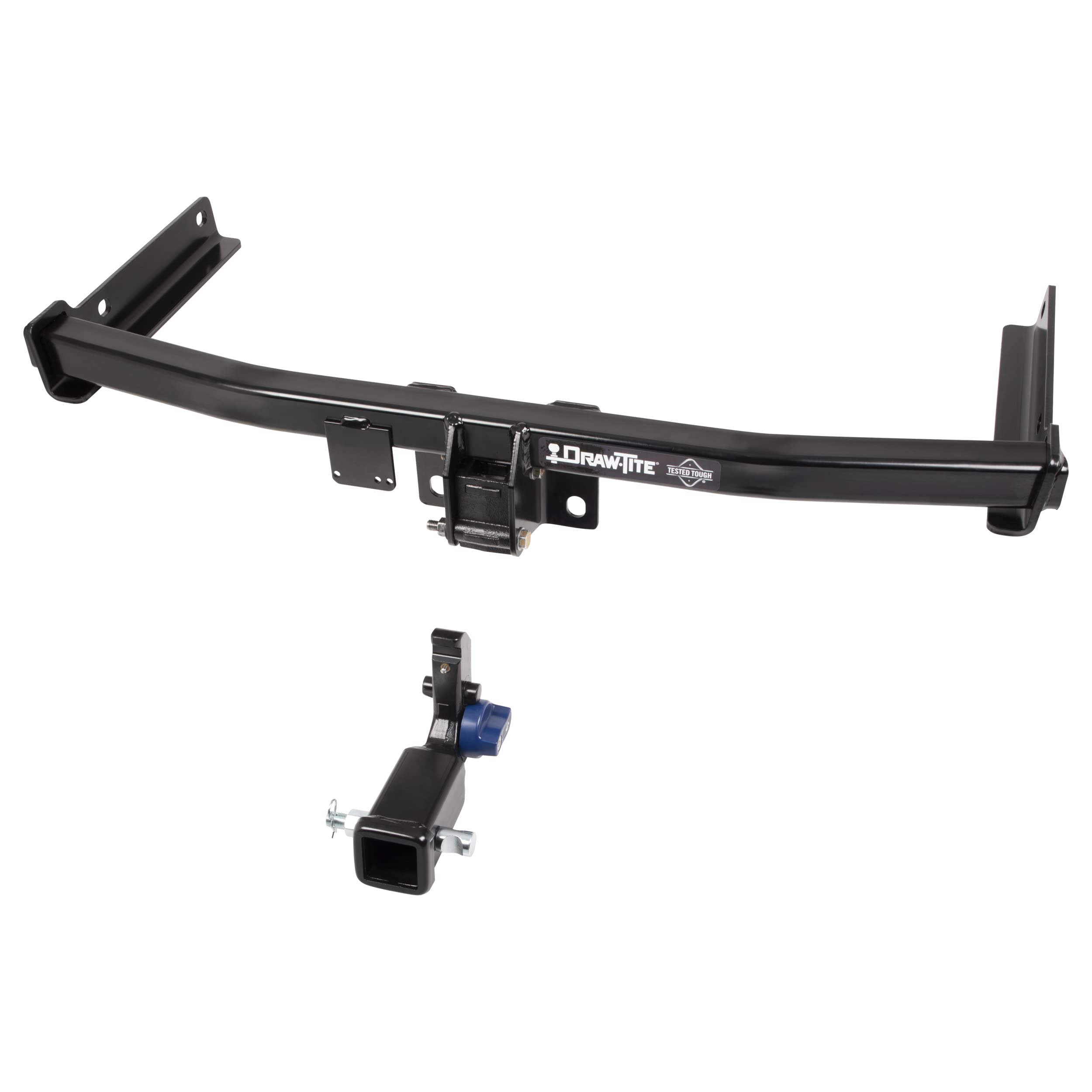 Draw-Tite 76918 Hidden Hitch® Completely Hidden Trailer Hitch 2 In. Removable Receiver, Black, Compatable With 2019-2022 Audi Q3, 2018-2022 Volkswagen Tiguan