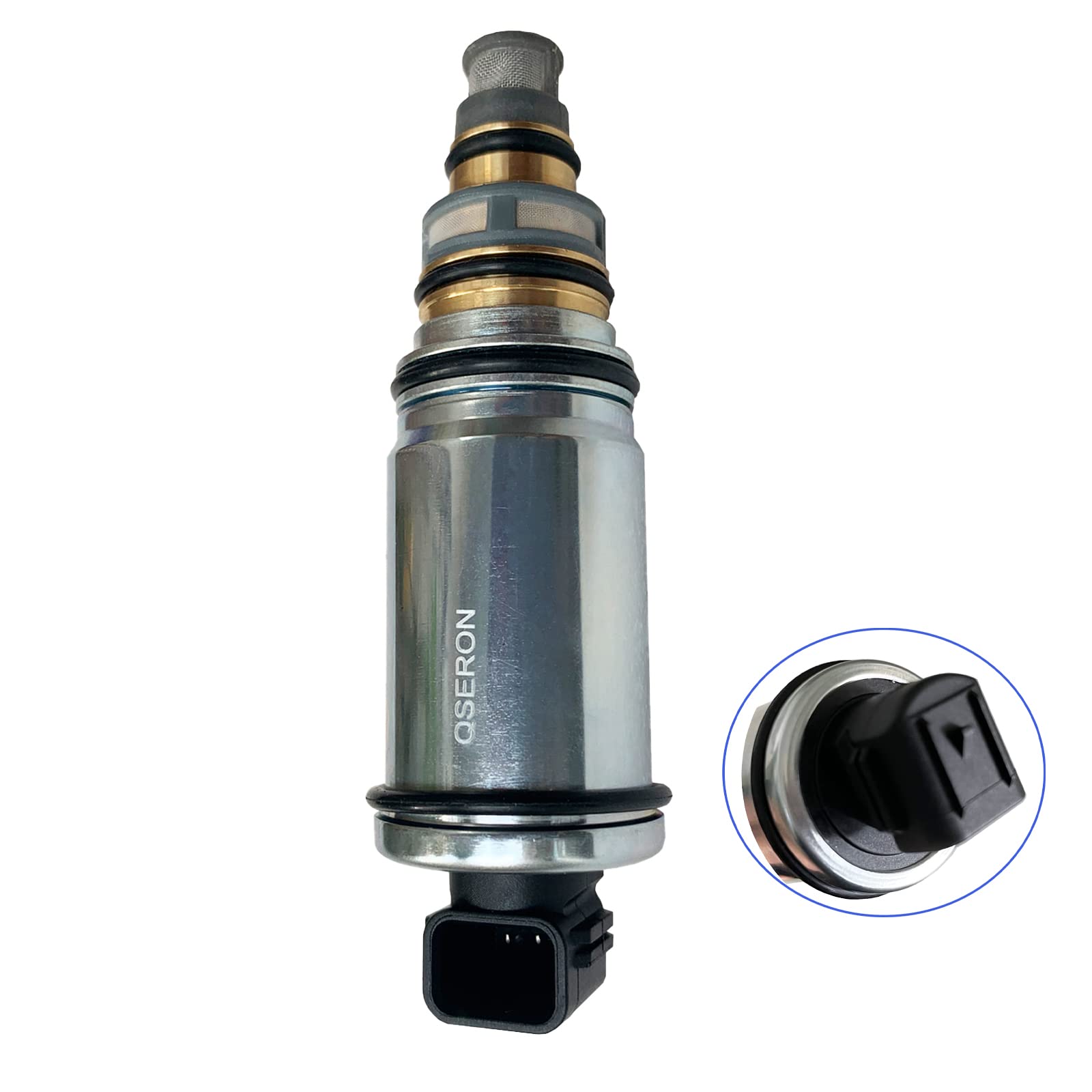 QSERON AC Compressor Control Solenoid Valve for Hyundai Sonata 2.0L 2.4L 2011-2014 Elantra Kia Optima K5, Kia R  o 2018,VS16E VS