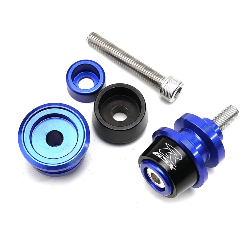 Motorcycle Swing Arm Spools Sliders, Cnc Swing Arm Stand Screw, Swingarm Stand Paddock Compatible For Suzuki Gsxr1000 Gsxr1300 Gsxr600 Gsxr750 Gsxr 125 Gsxr 150 (Black)