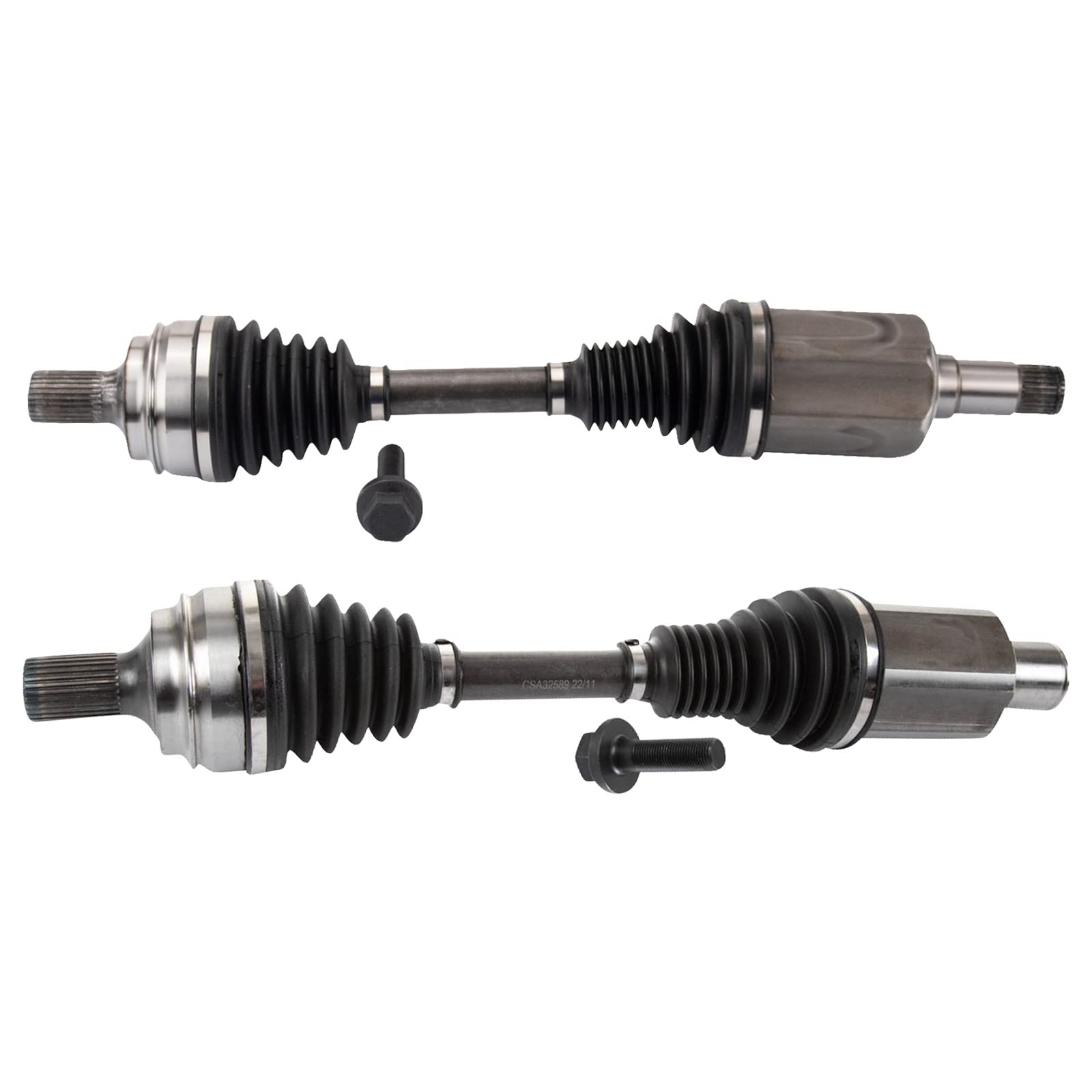 Trq Front Cv Axle Shaft Assembly Set Compatible With 2015-2016 Mercedes-Benz Cls400 2012-2018 Cls550 2010-2016 E350 E400 2011-20