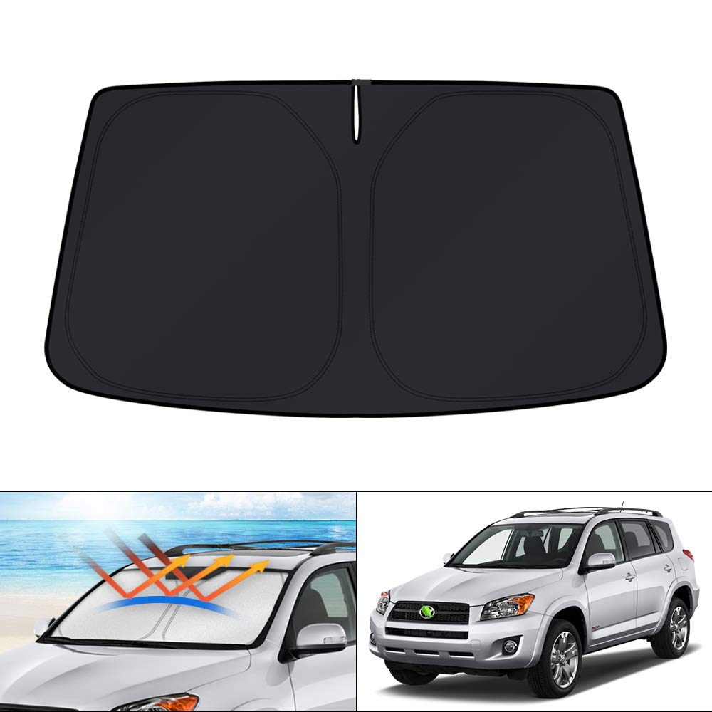 Kust Custom Fit Windshield Sun Shade For Toyota Rav4 2006 2007 2008 2009 2010 2011 2012 Sunshade Foldable Window Sun Visor Prote