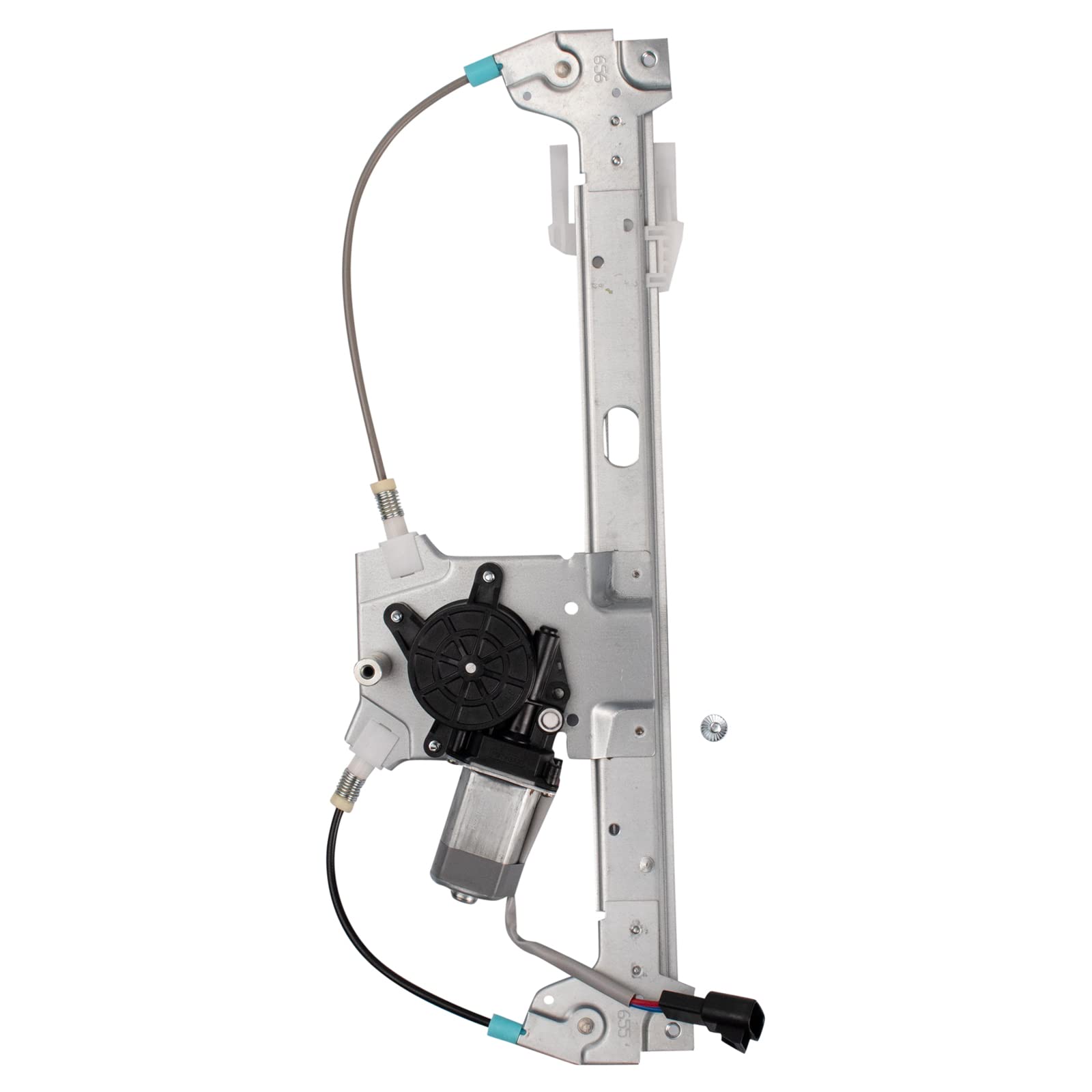 Trq Rear Right Power Window Regulator & Motor Assembly Passenger Side Compatible With 2005-2009 Buick Lacrosse