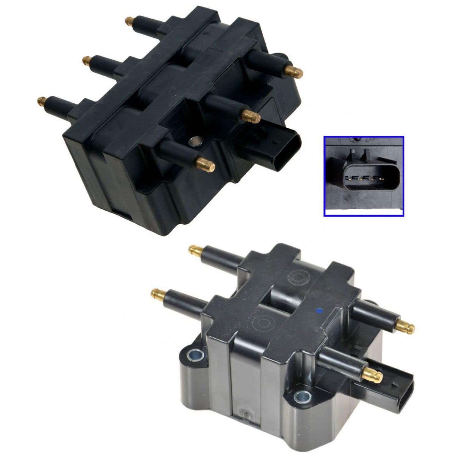 Trq Ignition Coil Set Compatible With 2004-2006 Dodge Ram 1500, 1997-2003 Ram 2500/3500, 1997-2006 Viper