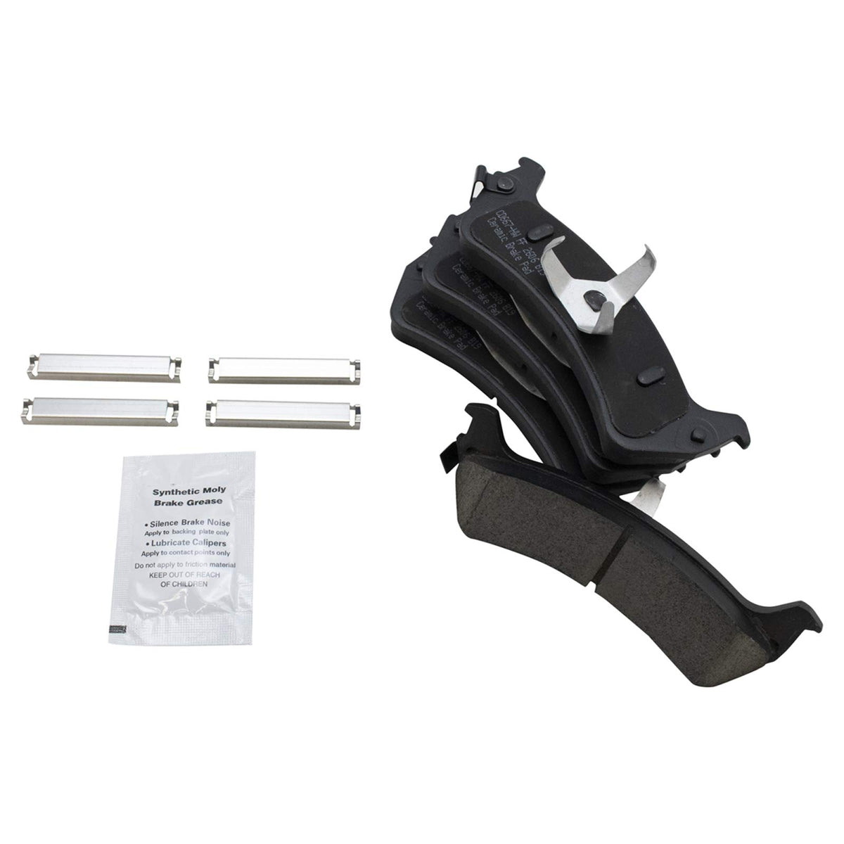 TRQ Rear Brake Pads Ceramic Compatible with 1995-2001 Ford Explorer 2001-2003 Explorer Sport 2003-2005 Explorer Sport Trac 1998-