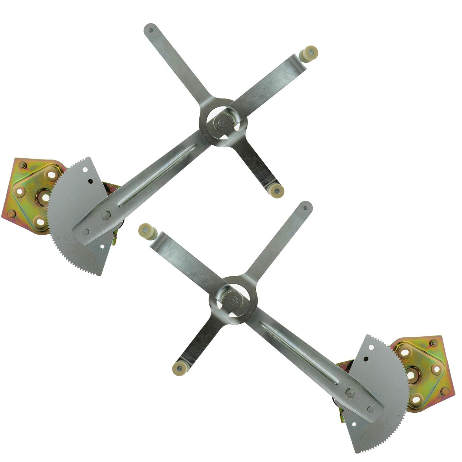 Trq Front Power Window Regulator Set Compatible With 1981-1995 Chevrolet G10 G20 1981-1996 G30 Gmc G1500 G2500 G3500